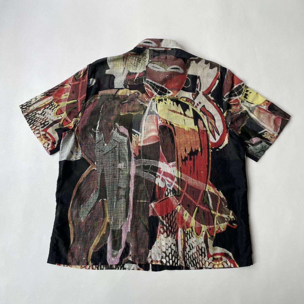 Our Legacy ‘Peace Crowd’ Print Box Shirt Size US M / EU 48-50 / 2 - 11 Thumbnail