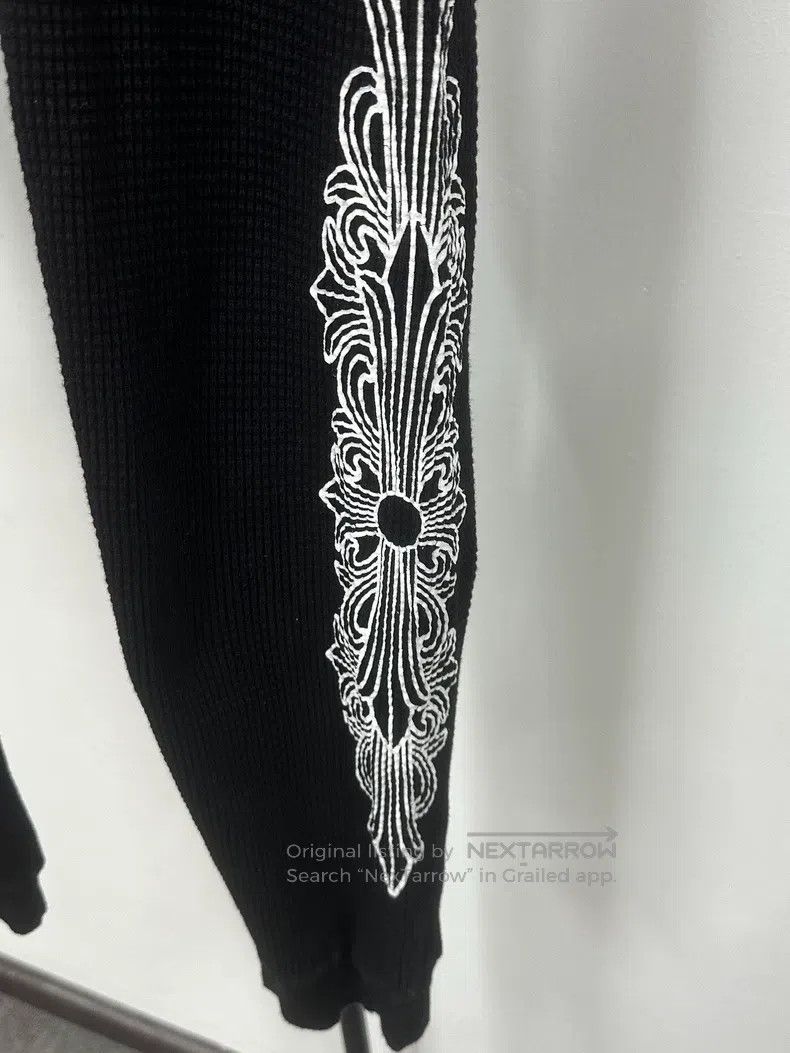 Chrome Hearts CHROME HEARTS size M Floral Arm Horsehoof Waffle Knit Long Size US 27 - 3 Thumbnail