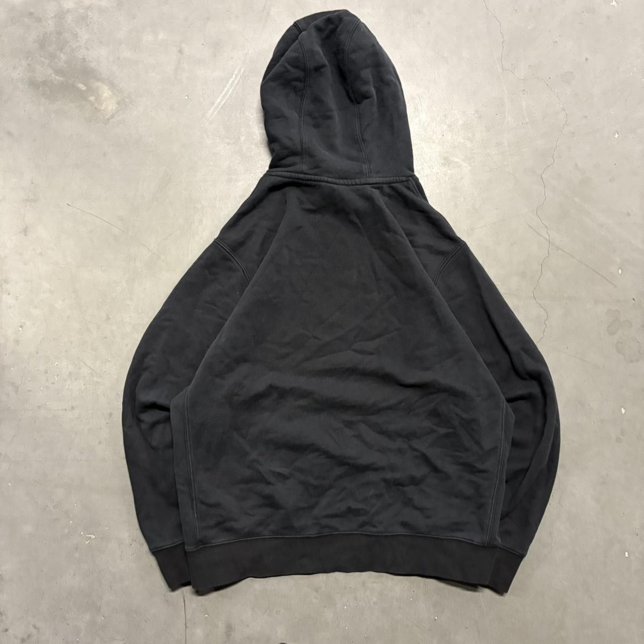 Nike Crazy Vintage Y2K/2000s Nike Black Embroidered Logo Essential Hoodie! Size US L / EU 52-54 / 3 - 3 Thumbnail