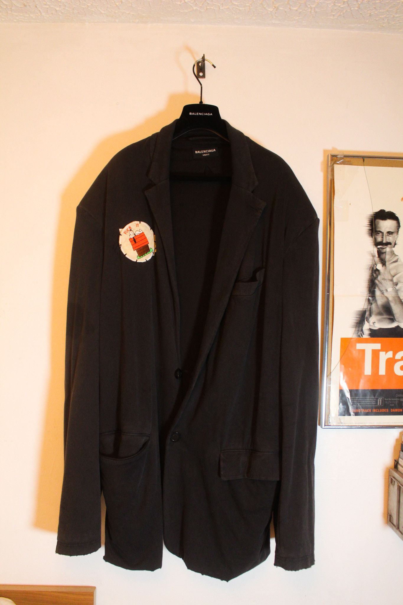 Balenciaga AW2021 HEAVYWEIGHT COTTON BLAZER SKATER JACKET Size 50R - 1 Thumbnail