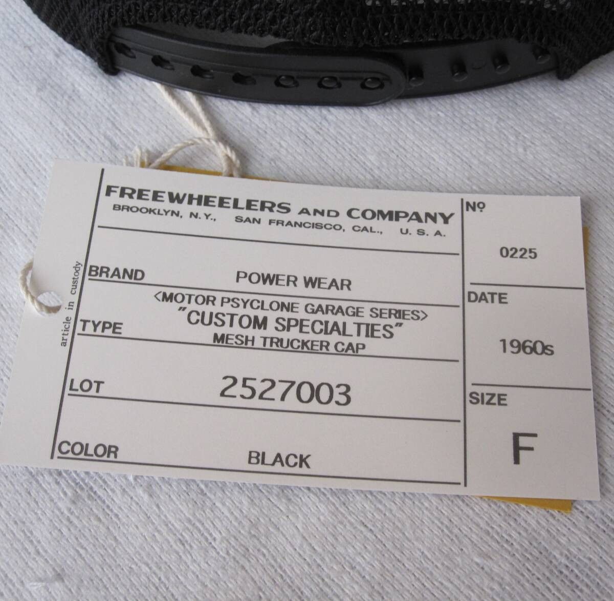 Freewheelers SNAPBACK TRUCKER CAP Size ONE SIZE - 8 Thumbnail