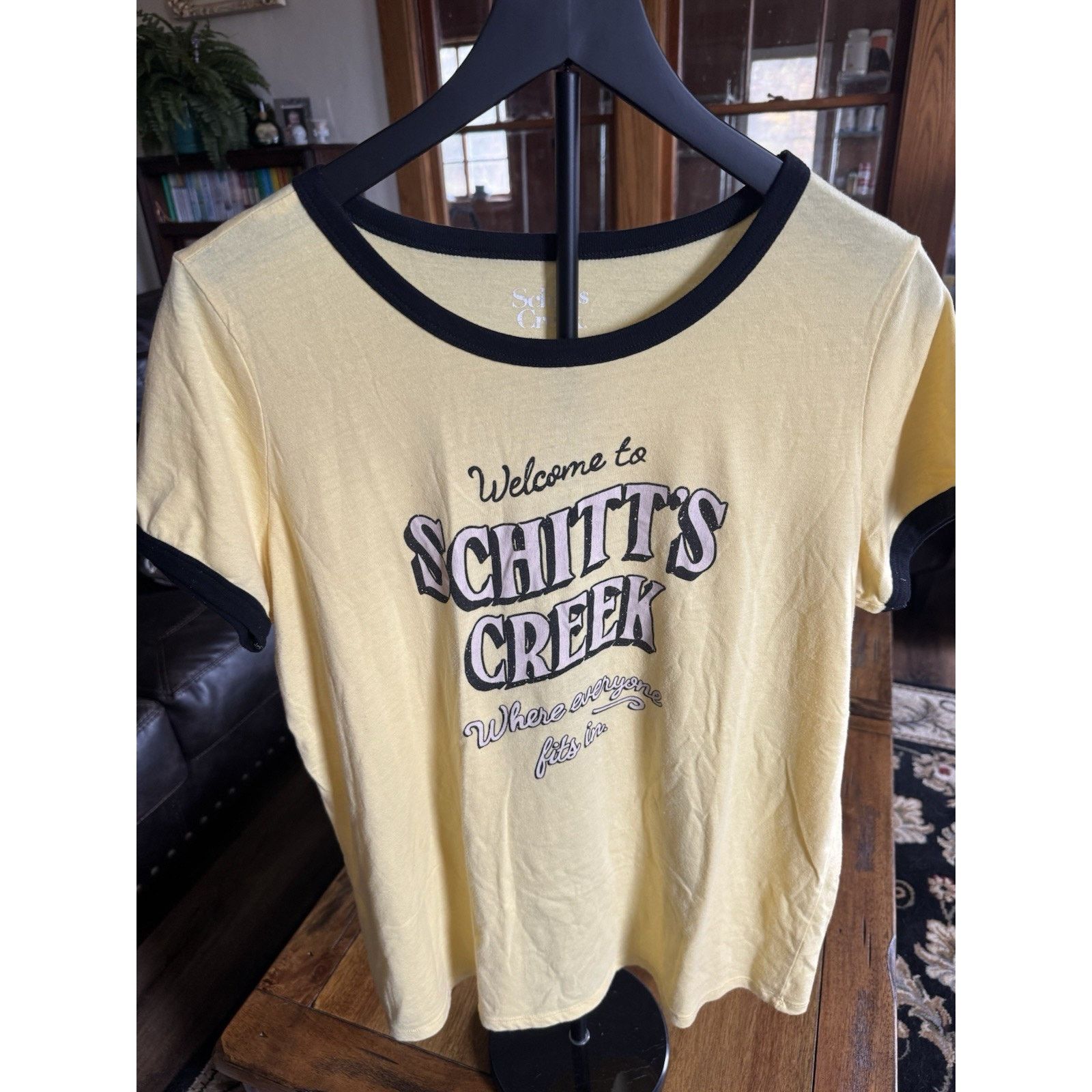 Torrid Schitt’s Creek Yellow Ringer Graphic Tee Women’s L Size L / US 10 / IT 46 - 2 Thumbnail