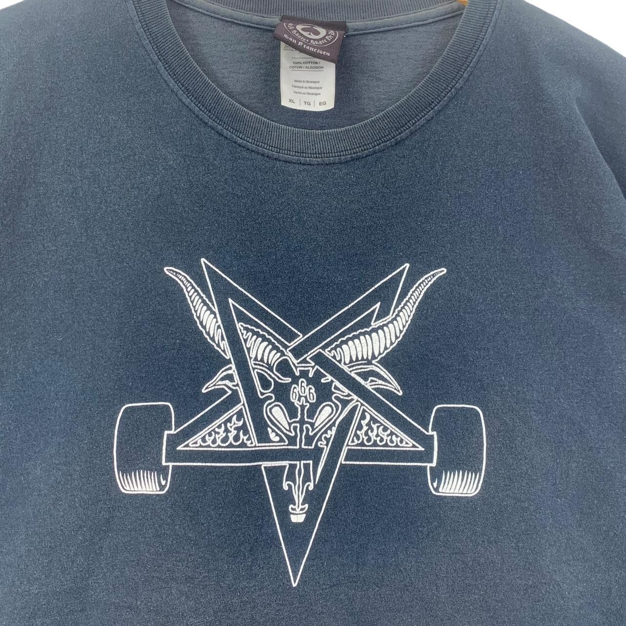 Thrasher Vintage THRASHER SKATEBOARD 666 Tee Shirt Top Magazine Size US XL / EU 56 / 4 - 5 Thumbnail