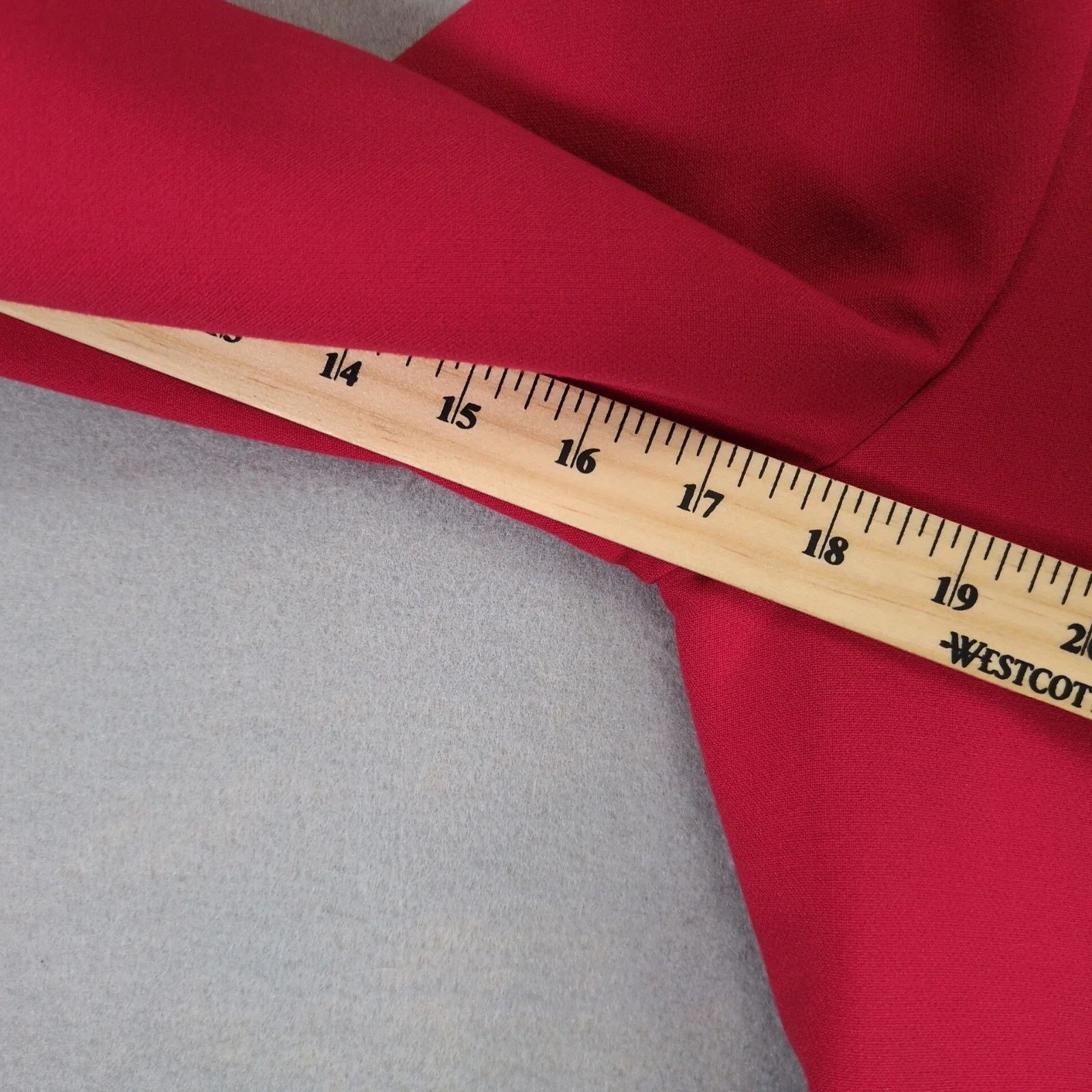 Other Fuchs Schmitt Red Pea Coat Jacket Women's US 14 Lined Button Size XL / US 12-14 / IT 48-50 - 5 Thumbnail