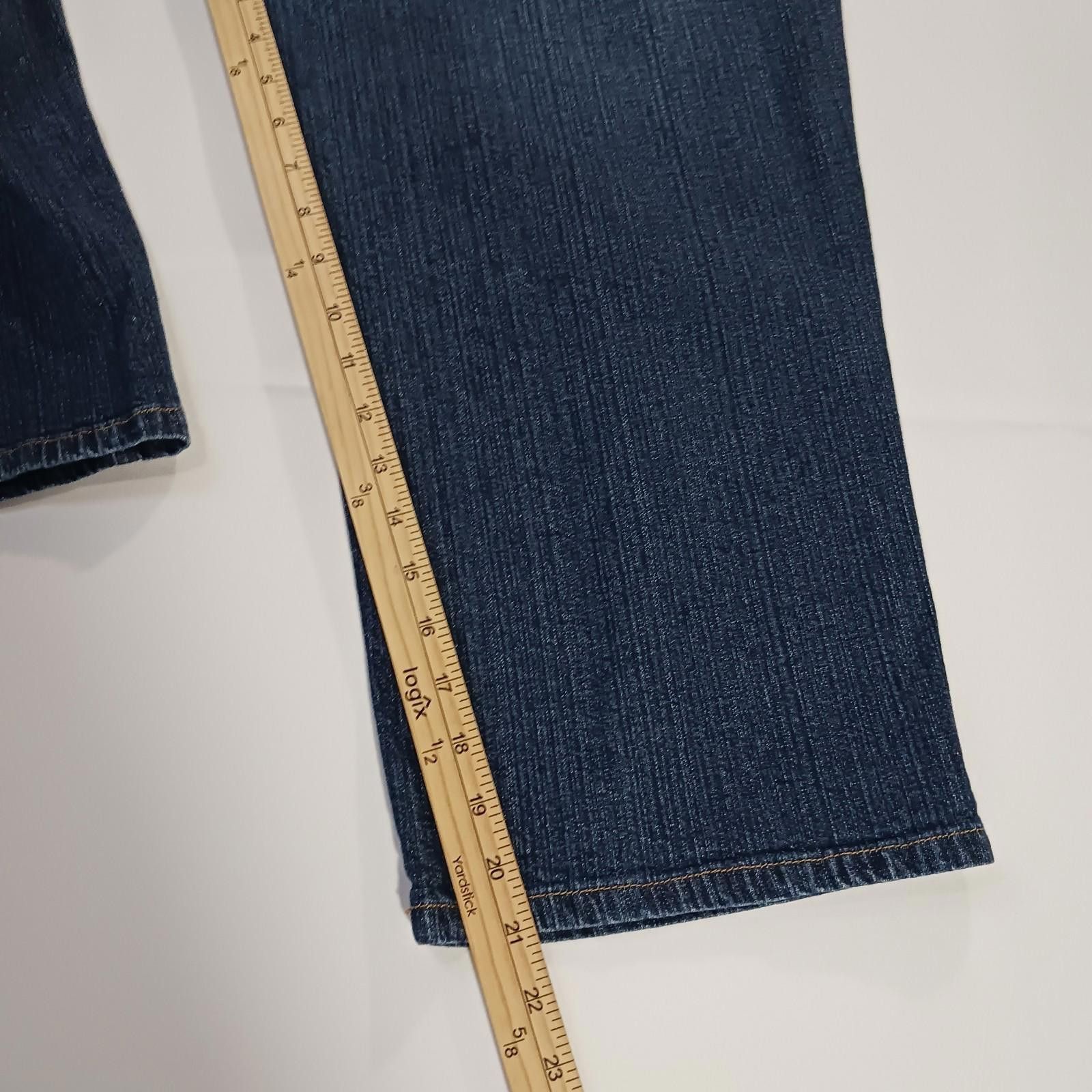 St. Johns Bay St. John's Bay RN#93677 Women's Blue Stretch Jeans Size 18W Size 38" / US 16 / IT 52 - 6 Thumbnail