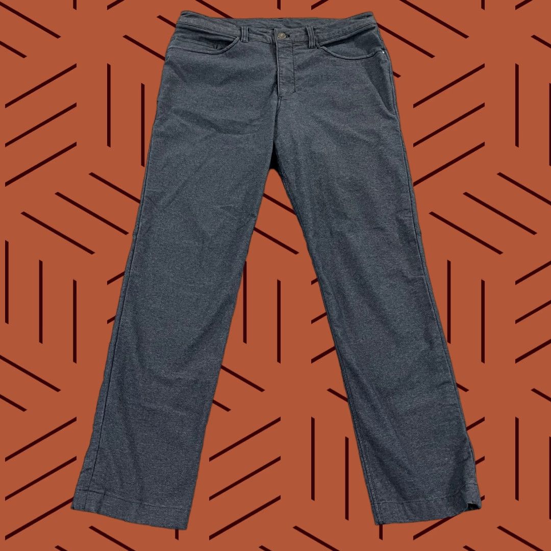 Lululemon LULULEMON Pants Slim Straight Indigo Blue Chino 33x31 Men 33 Slim Composite Cotton Blend 5-Pocket Size US 33 - 1 Thumbnail