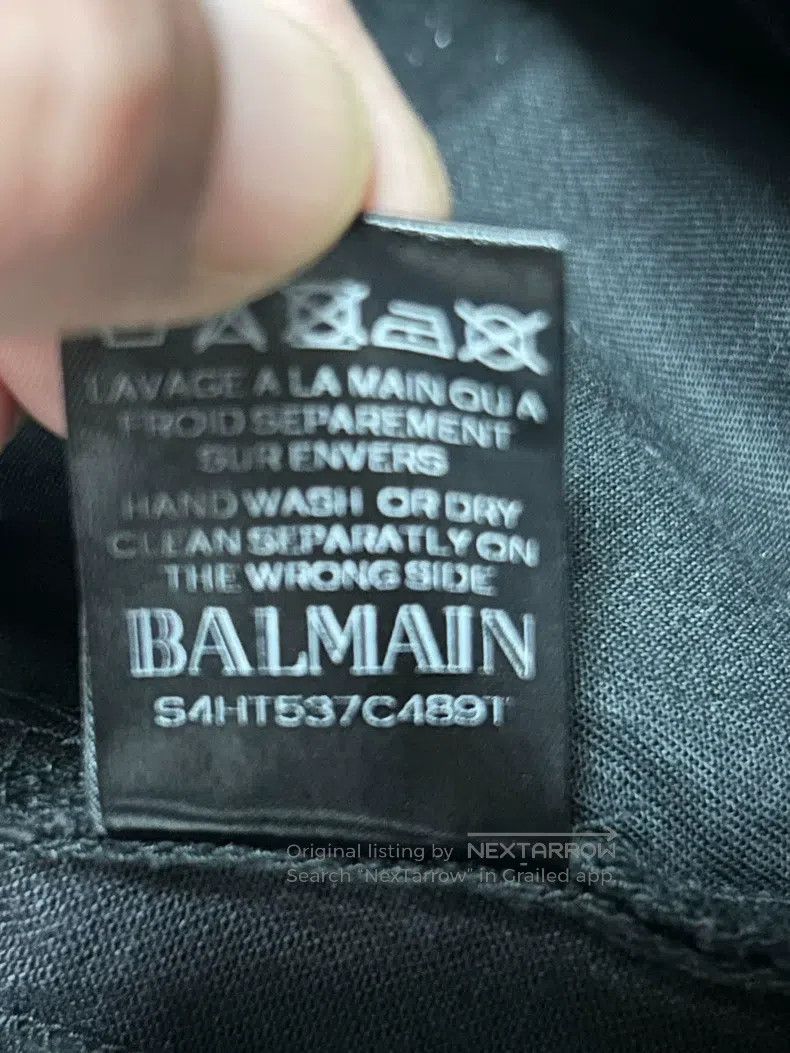 Balmain BALMAIN Biker Jeans Size US 31 - 9 Thumbnail