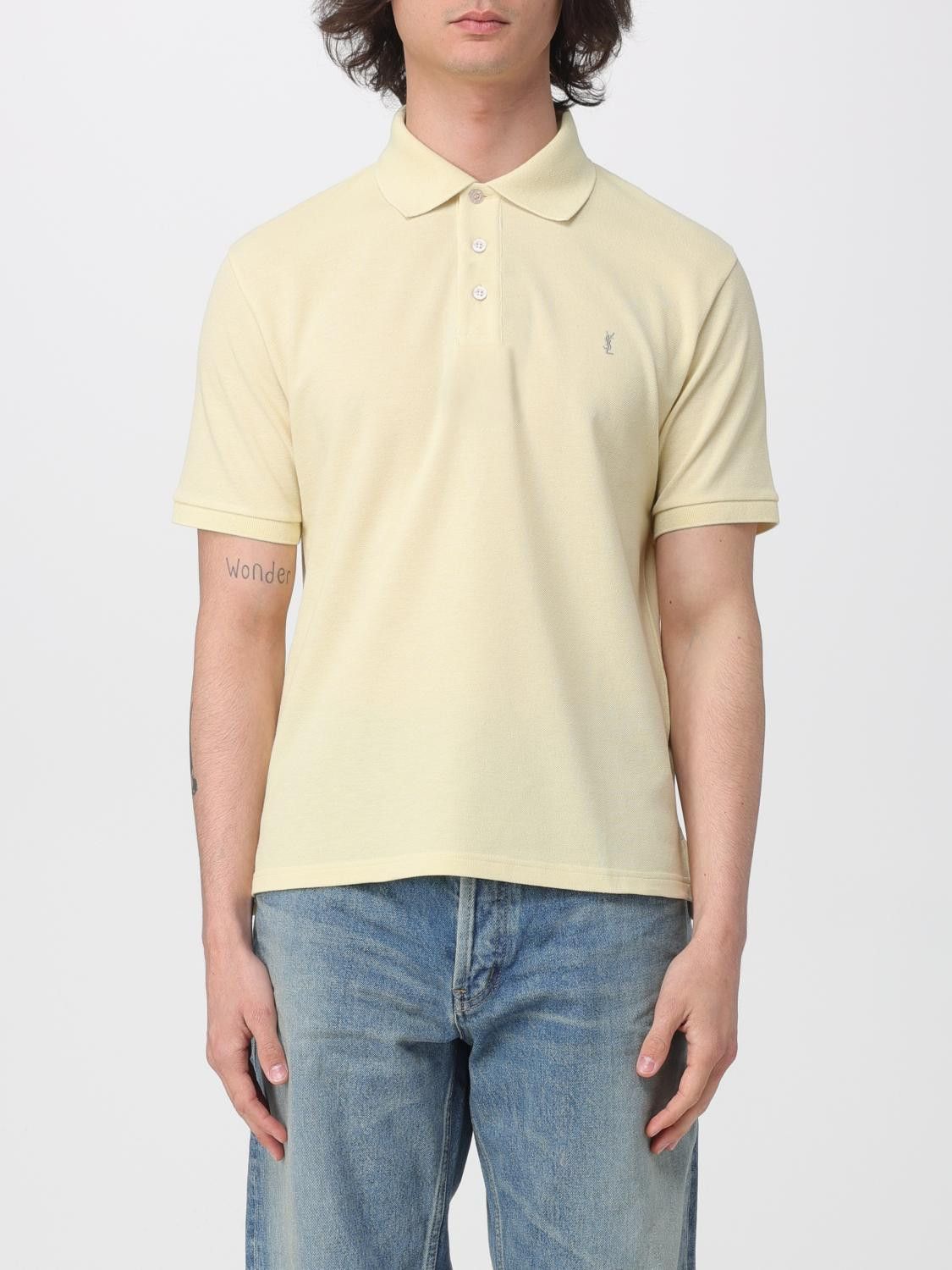 Saint Laurent Paris Saint Laurent Polo Shirt Men Green Size US L / EU 52-54 / 3 - 1 Thumbnail