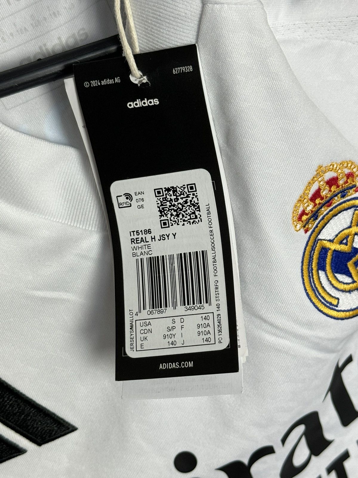 Adidas KIDS New Real Madrid 24/25 Home Mbappe Football Jersey Size US XS / EU 42 / 0 - 10 Thumbnail