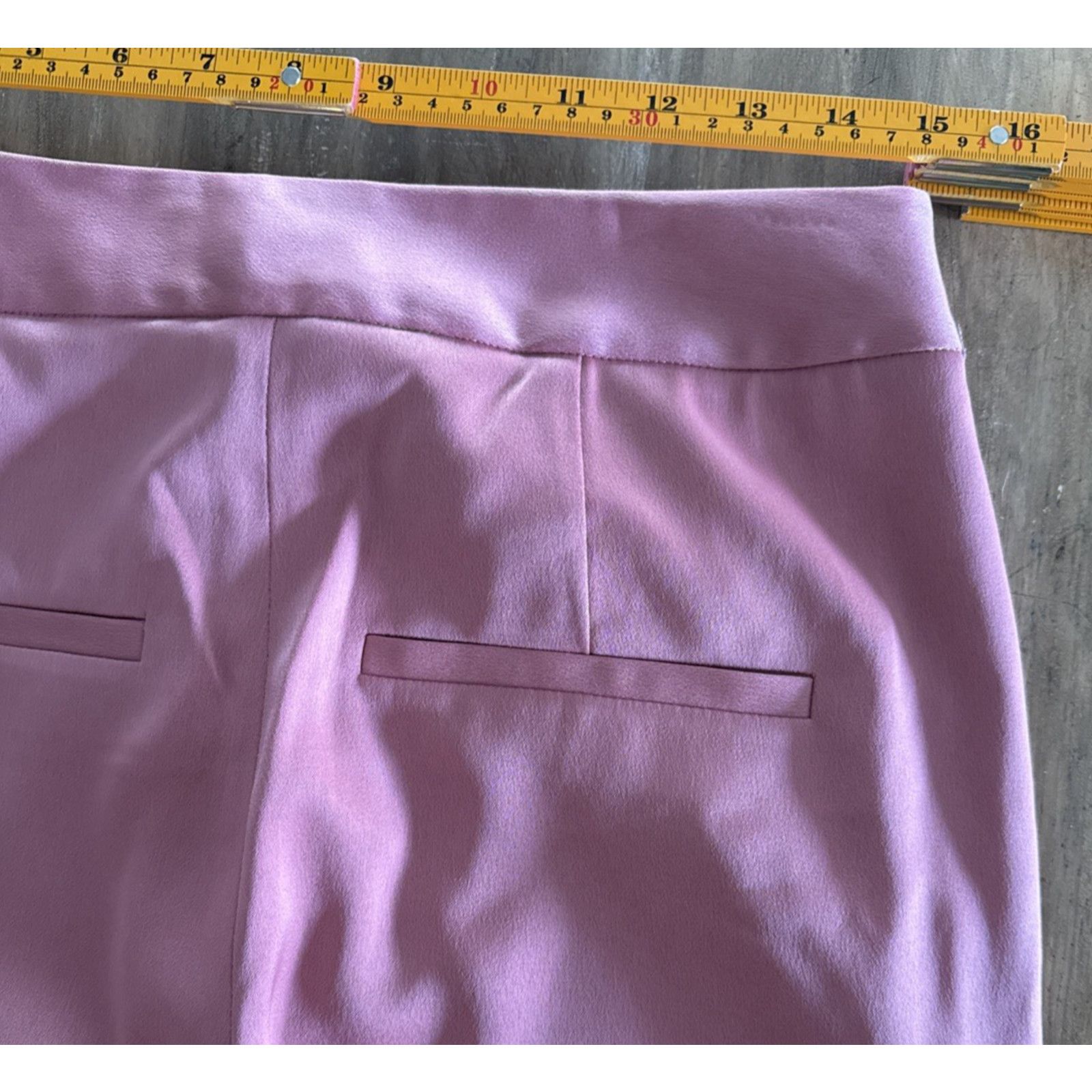 Veronica Beard Veronica Beard Edia Satin Wide leg Pants In Rose, NWT 10 Size 32" / US 10 / IT 46 - 4 Thumbnail