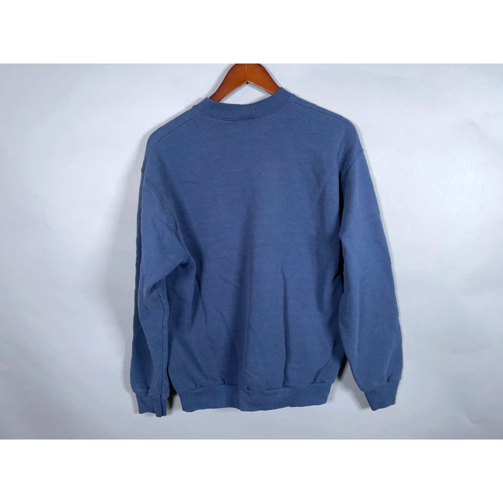 Vintage VTG Ireland Embroidered Sweatshirt Adult Large Dark Blue Screen Stars Tag 90s Size US L / EU 52-54 / 3 - 3 Thumbnail