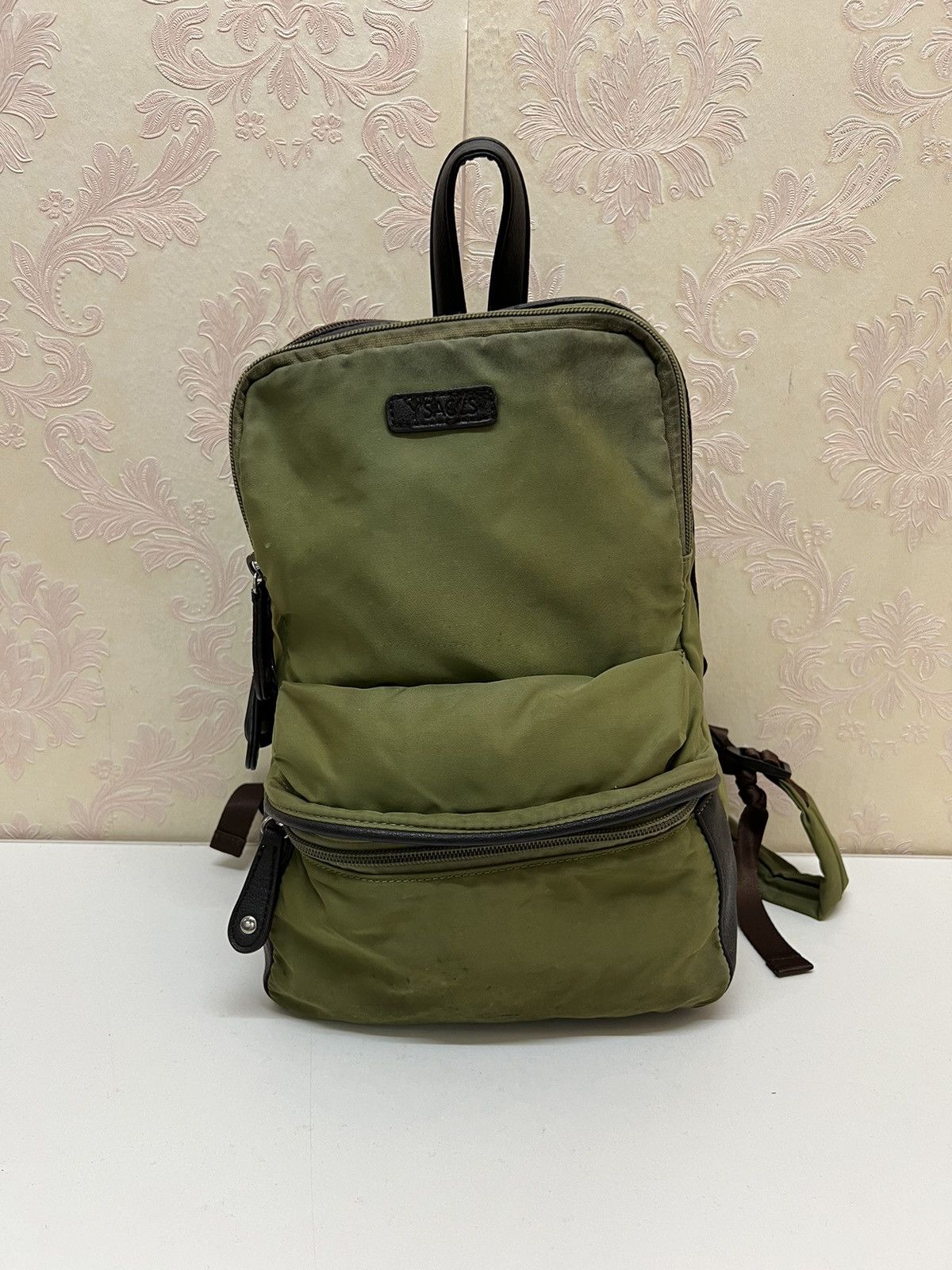 Yohji Yamamoto Y’Saccs Green Bagpack Size ONE SIZE - 2 Thumbnail