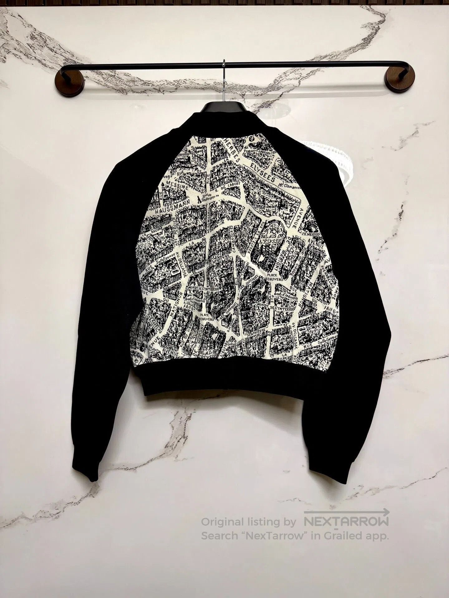 Dior Paris Map Print Jacket.
