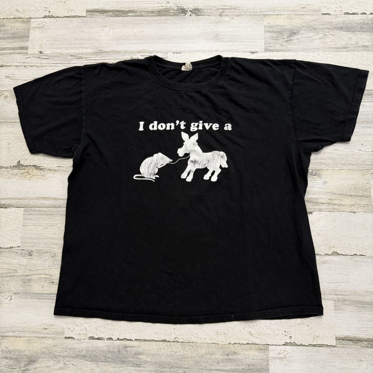 Anvil Y2K Anvil I Don’t Give A Rats Ass Parody Comedy T-Shirt XL Size US XL / EU 56 / 4 - 1 Thumbnail