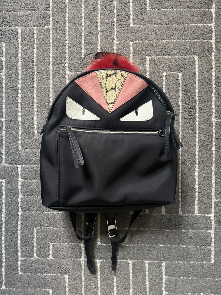 Fendi Monster Mini Mohawk Backpack
