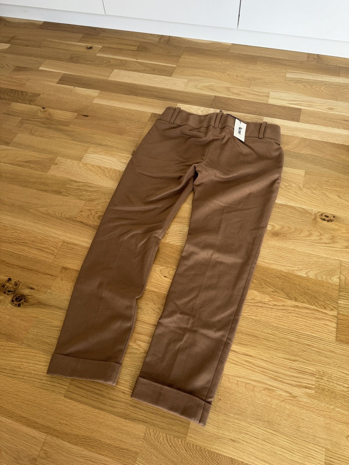 Acne Studios Acne Studios Brooke Turn Up wool Trousers low waist cropped Size 25" / US 0 / IT 36 - 2 Thumbnail