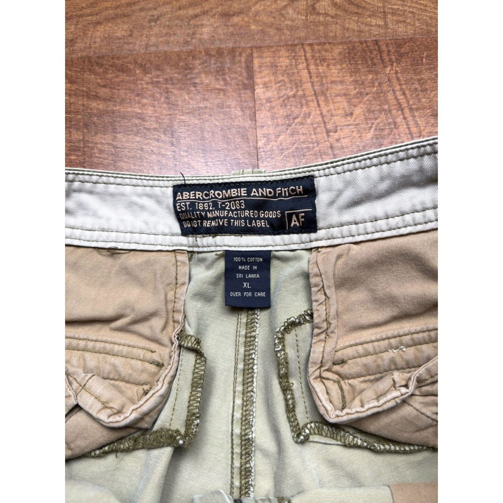 Abercrombie & Fitch VINTAGE Abercrombie & Fitch Pant Men XL Paratrooper Cargo Loose Straight Y2K baggy Size US 36 / EU 52 - 6 Thumbnail