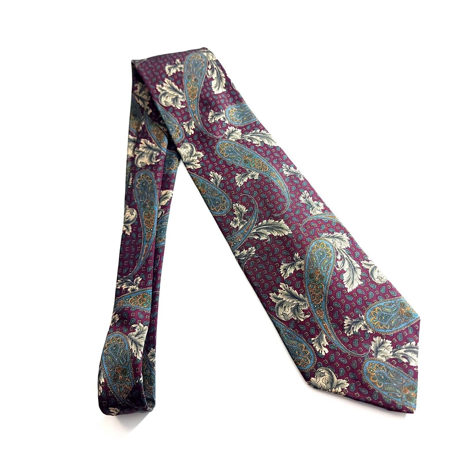 Croft & Barrow Croft & Barrow Red Teal Tan Baroque Paisley Floral Print Sho Size ONE SIZE - 5 Thumbnail