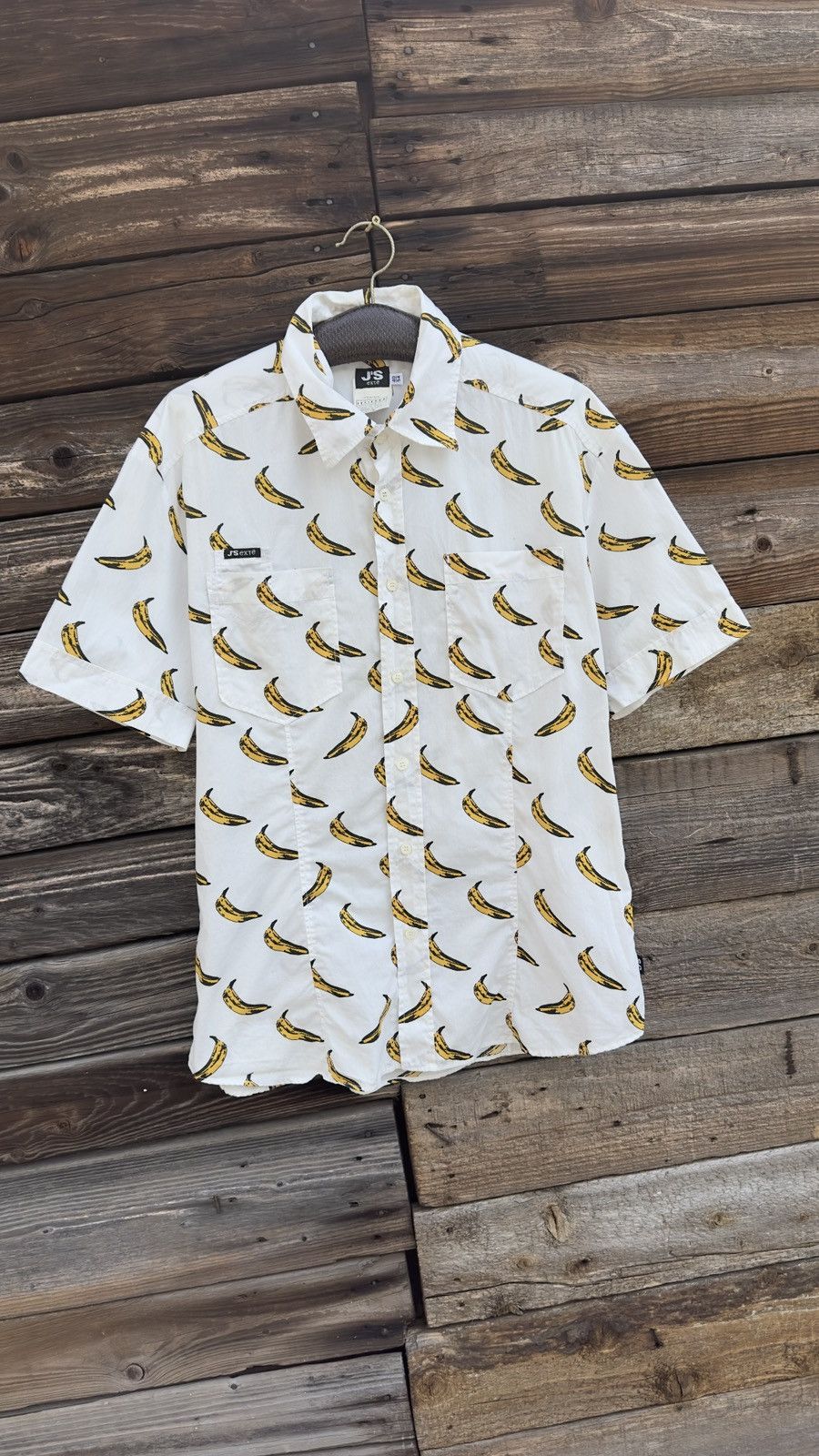 Other 90s J'S Extē Ittierre All-Over Banana Pop Art Print Shirt Size US L / EU 52-54 / 3 - 2 Thumbnail