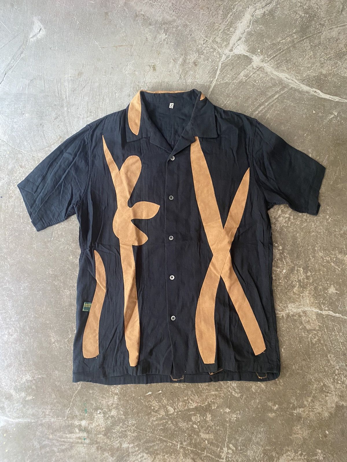 Japanese Brand × Sillage Khoki Dancing Shirt Bode Kapital Sillage Visvim Needles Size US XL / EU 56 / 4 - 1 Thumbnail