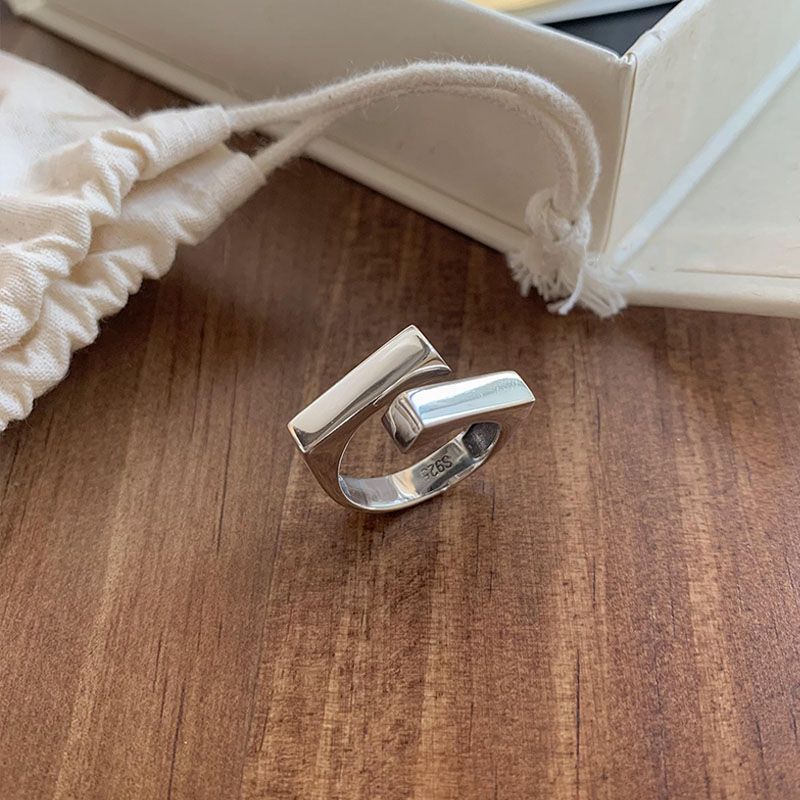 Jewelry New Design Jewelry Rings Open Size Chrome Ring (Size 7-13) Size ONE SIZE - 2 Thumbnail