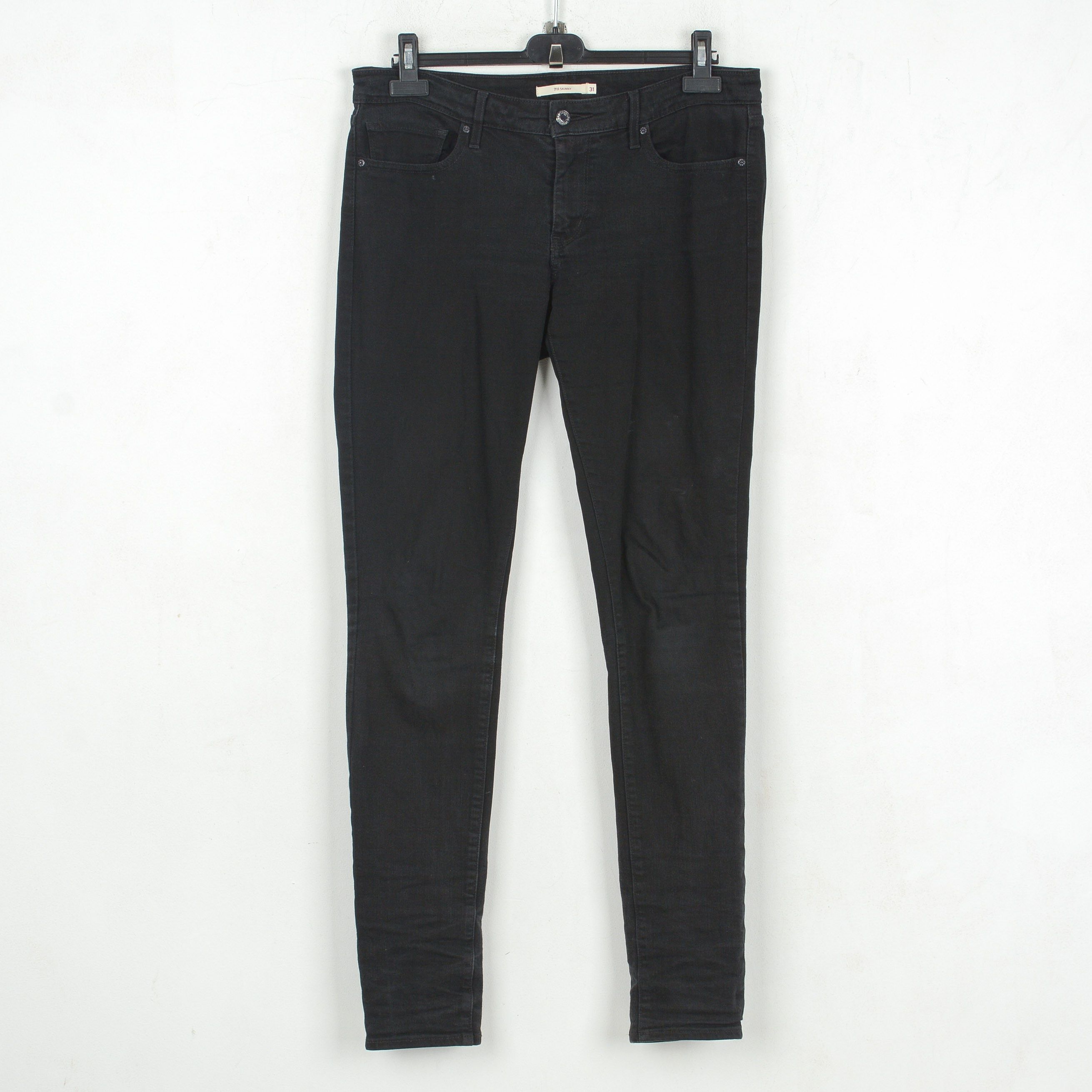 Levi's 711 Skinny W31 L34 Denim Jeans Slim Trousers Mid Rise Pants Size 31" - 1 Thumbnail