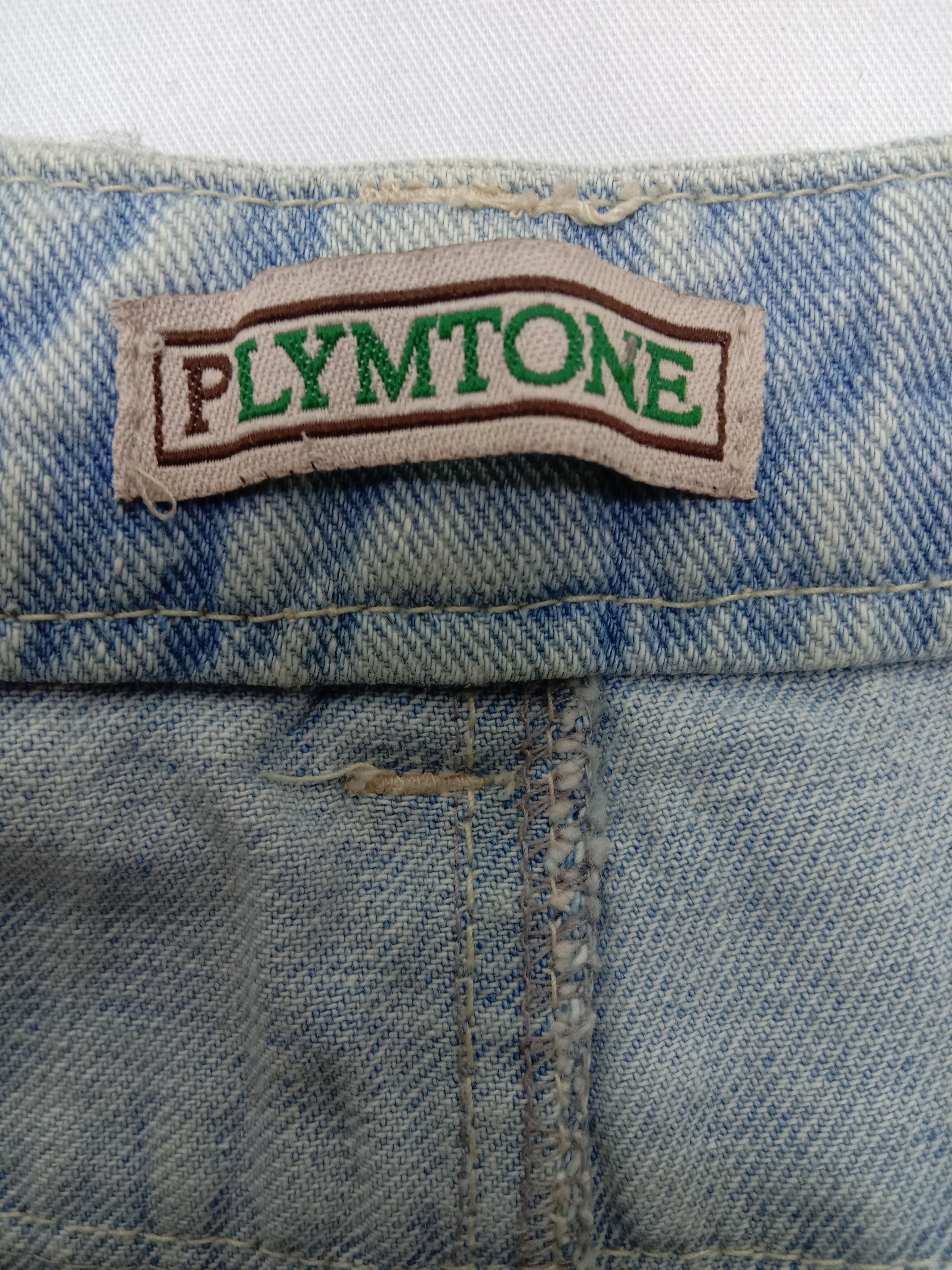 Japanese Brand Vintage Japanese Double Waist Light Wash Distressed Jeans Size 29" - 12 Thumbnail