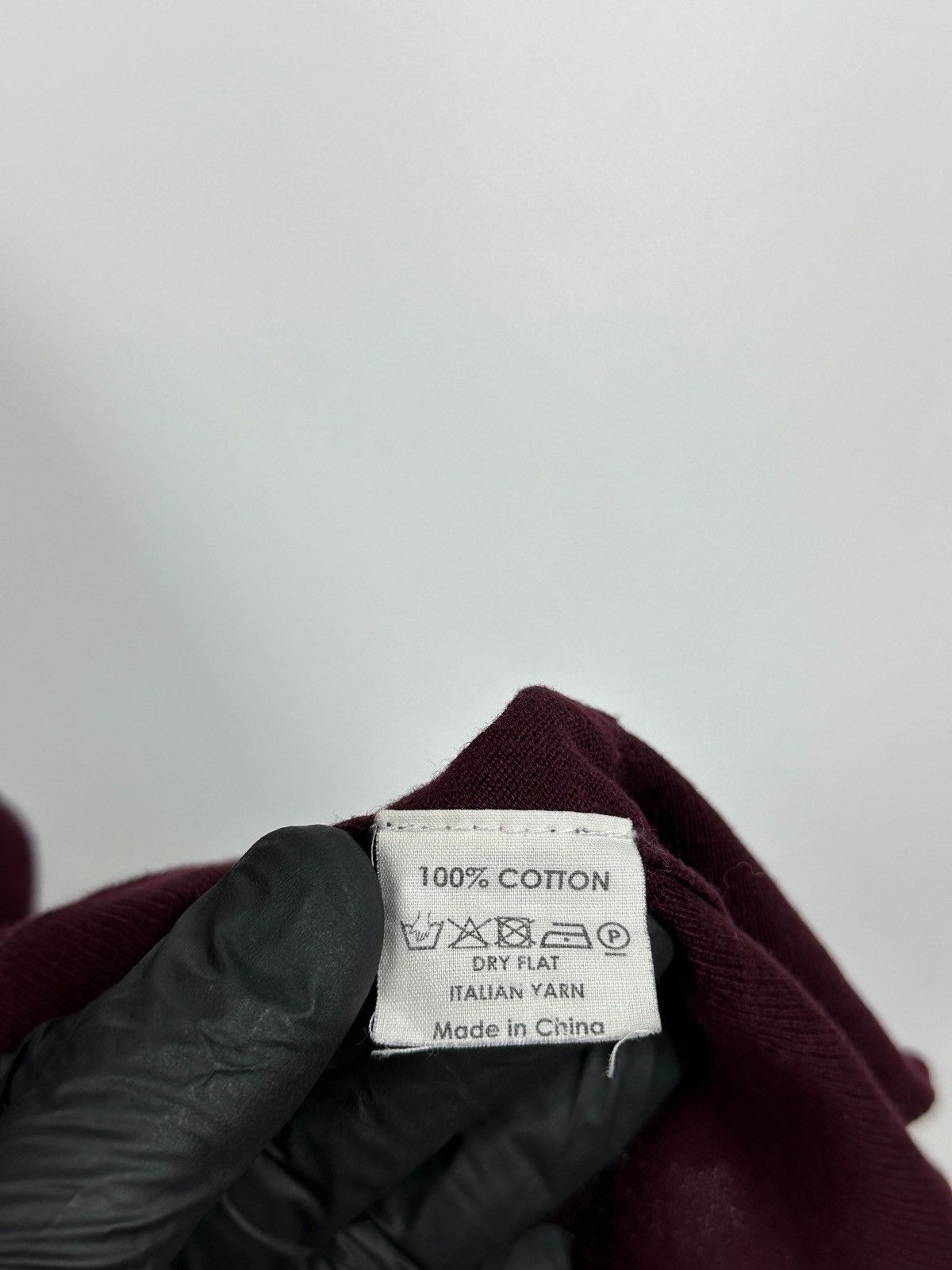 Dries Van Noten Dries Van Noten Burgundy V-Neck Lightweight Sweater Pullover Size US XL / EU 56 / 4 - 20 Thumbnail