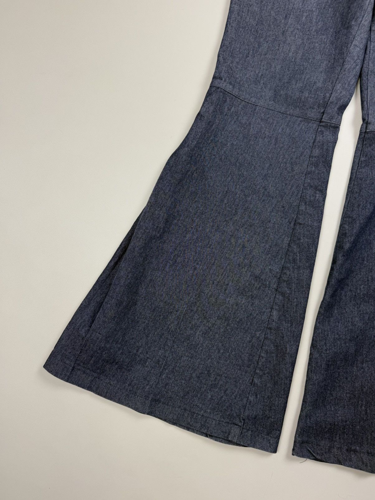 Japanese Brand Orimono Ladies Japanese Flared Low Rise Y2K Jeans Pants Size 32" / US 10 / IT 46 - 10 Thumbnail
