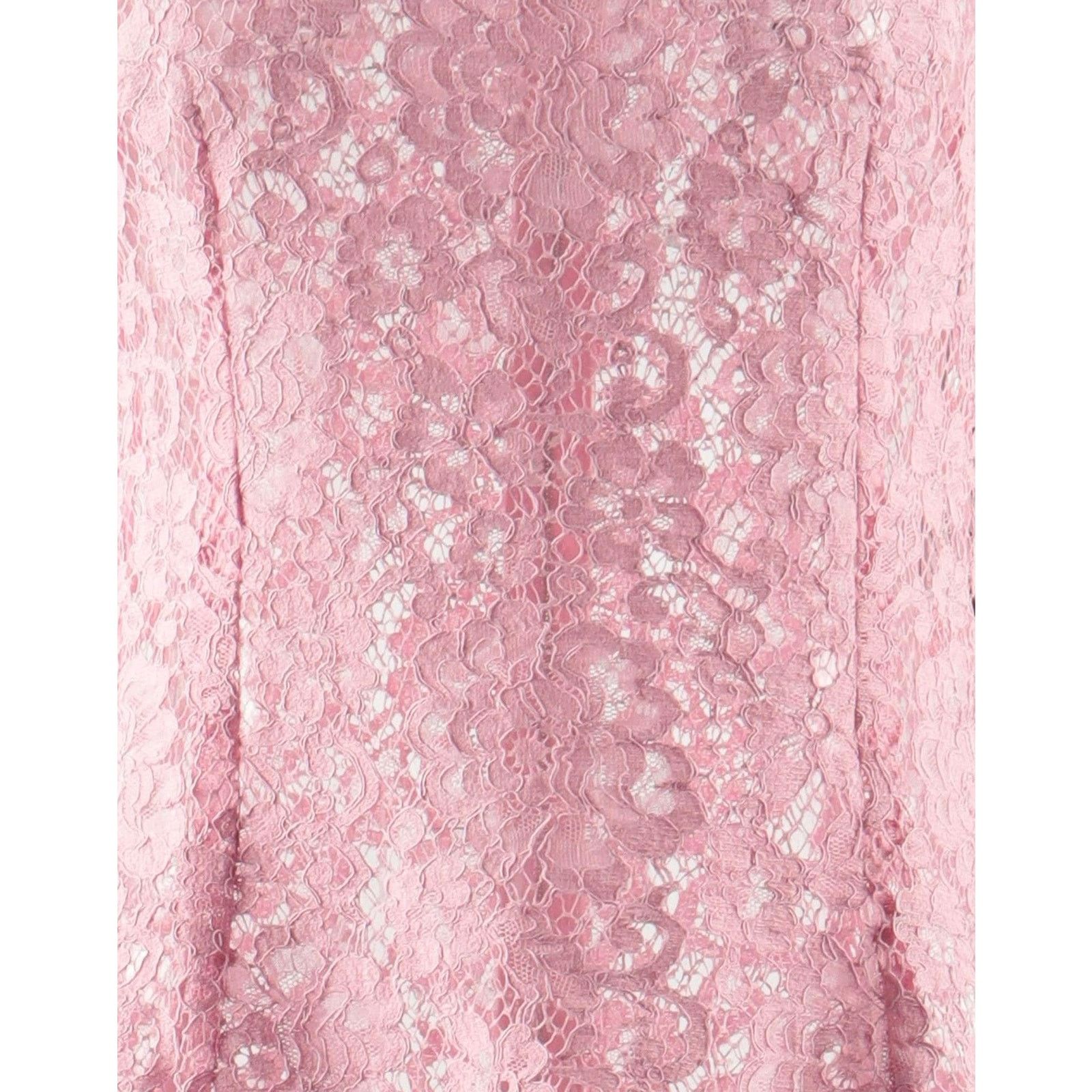 Dolce & Gabbana Dolce & Gabbana Pink Lace Sleeveless Tank Top Blouse IT 40 S Size S / US 4 / IT 40 - 4 Thumbnail