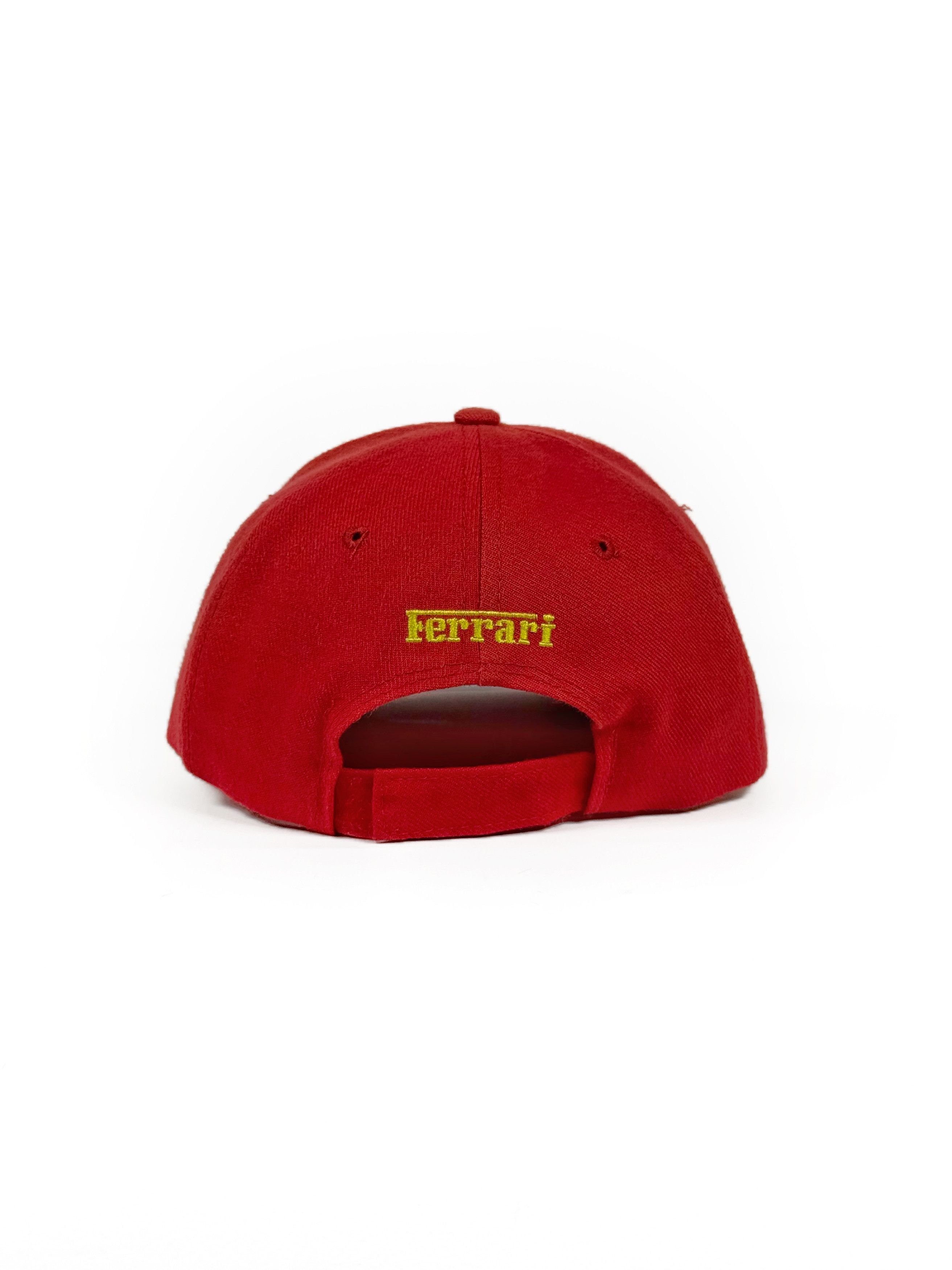 Ferrari Vintage 90's Ferrari Wool Cap Hat Red Logo Embroidered Size ONE SIZE - 4 Thumbnail