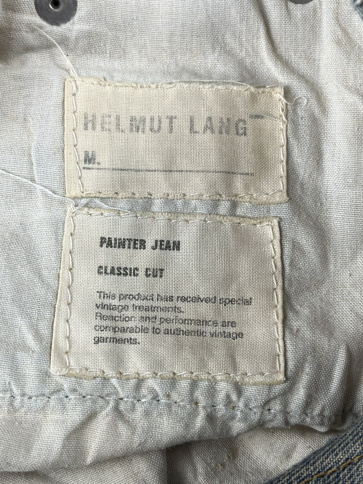 Helmut Lang AW99 Helmut Lang Thrashed Green Painter Denim Jeans Size US 32 / EU 48 - 14 Thumbnail