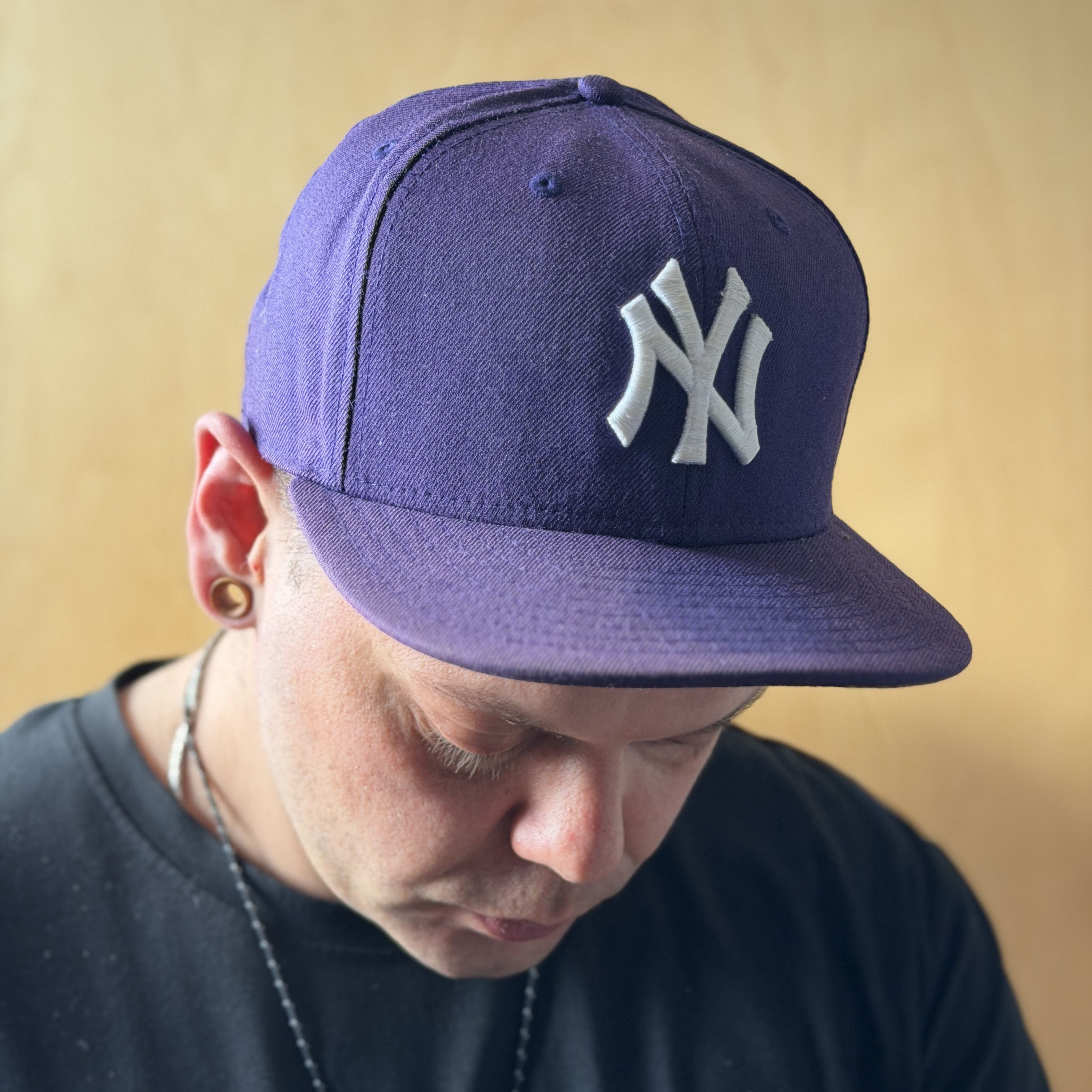 Japanese Brand × New Era NEW ERA Fitted Long Brim Hat Cap 7 3/8