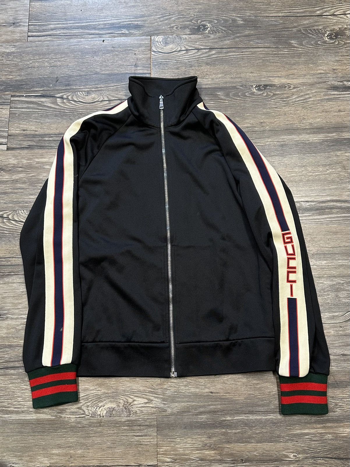 Gucci Gucci Zip-Up Track Jacket Size US M / EU 48-50 / 2 - 1 Thumbnail