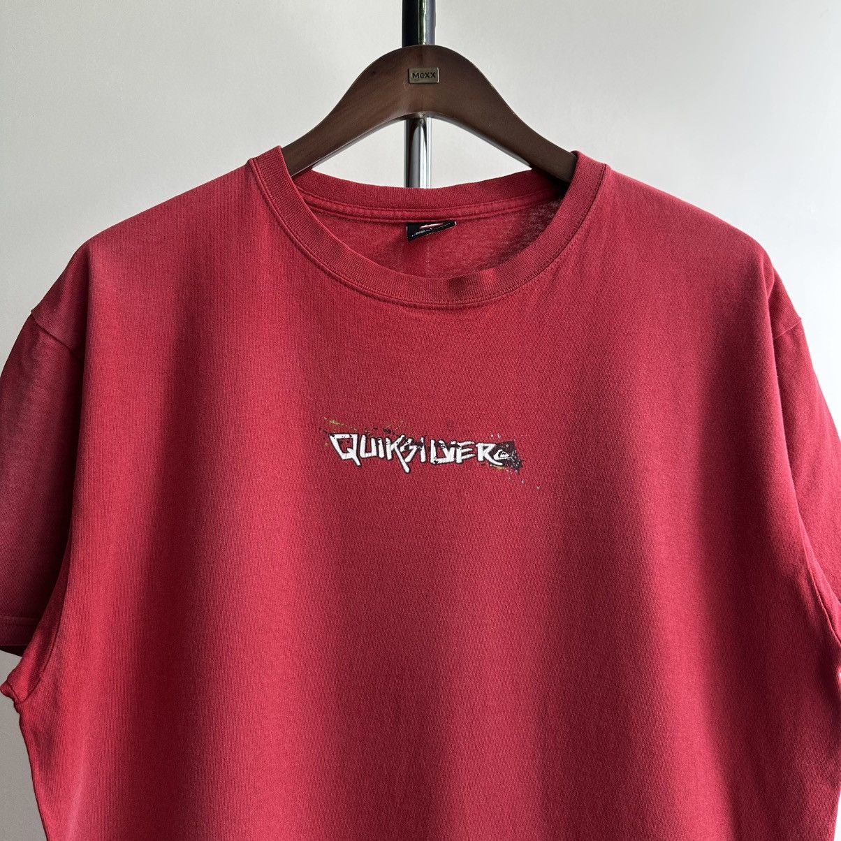 Quiksilver × Vintage Vintage 90s Quiksilver Big Logo Tee Size US L / EU 52-54 / 3 - 4 Thumbnail