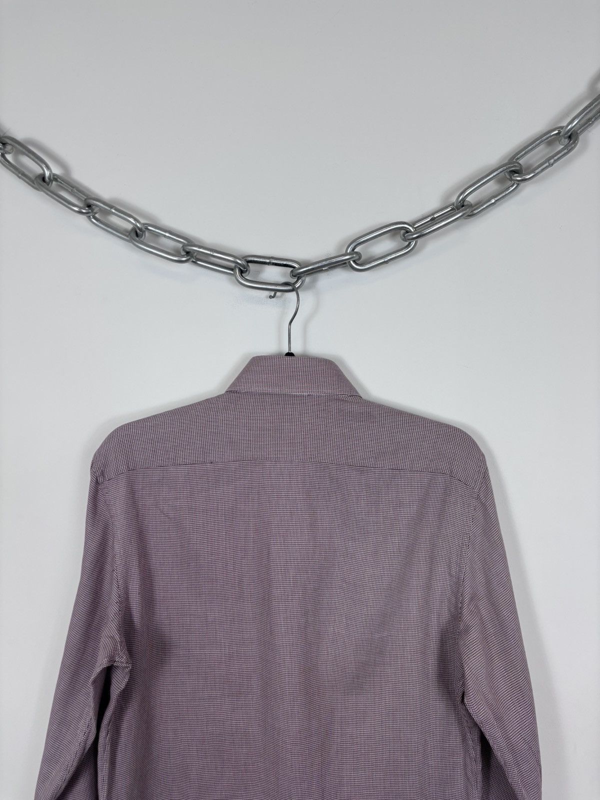 Ermenegildo Zegna Ermenegildo Zegna Men’s Tailored Fit Button Up Dress Shirt Size US M / EU 48-50 / 2 - 15 Thumbnail