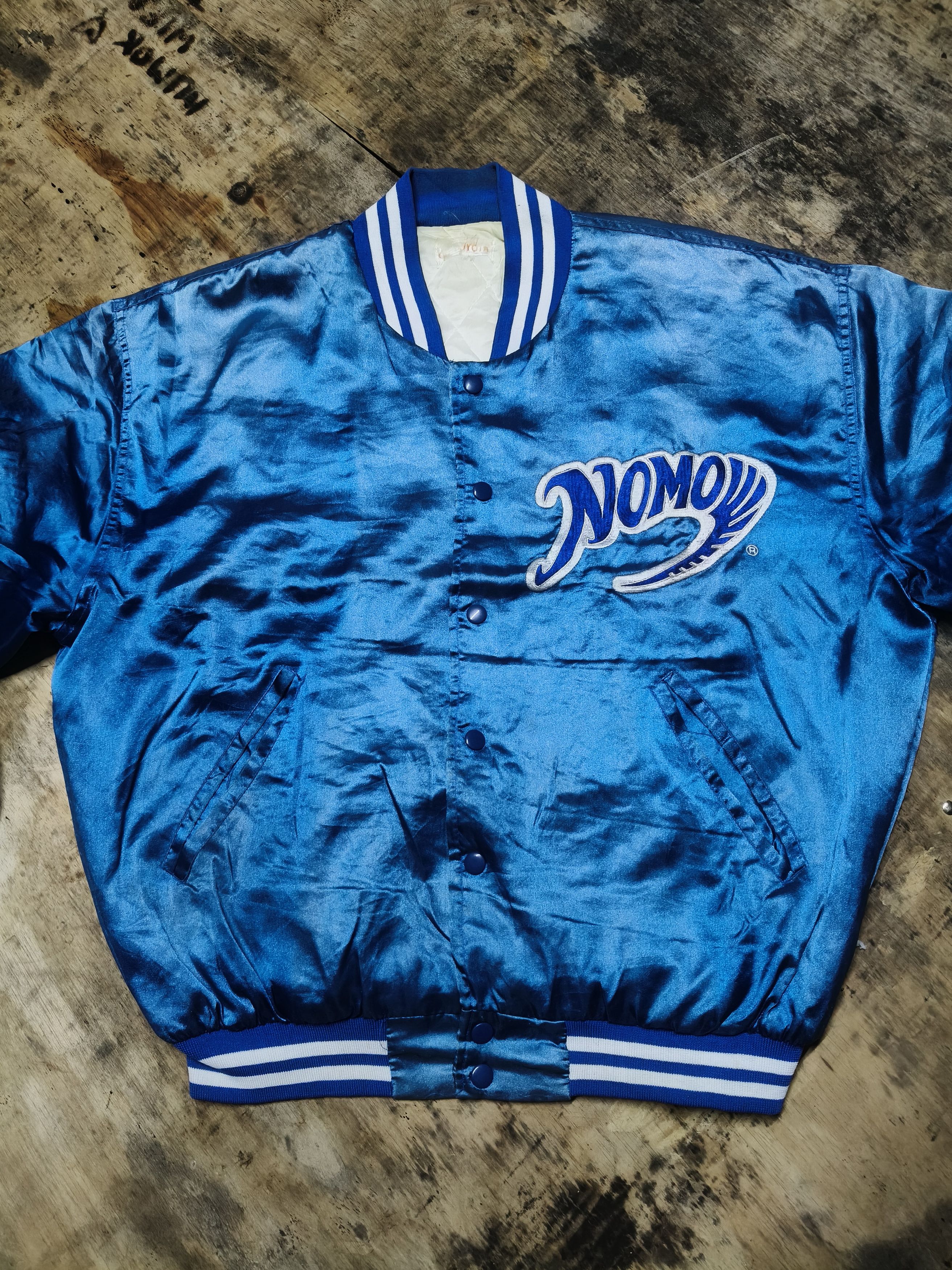 Japanese Brand Vintage NOMO Varsity Jacket by Toyota (1995) Size US XL / EU 56 / 4 - 5 Thumbnail