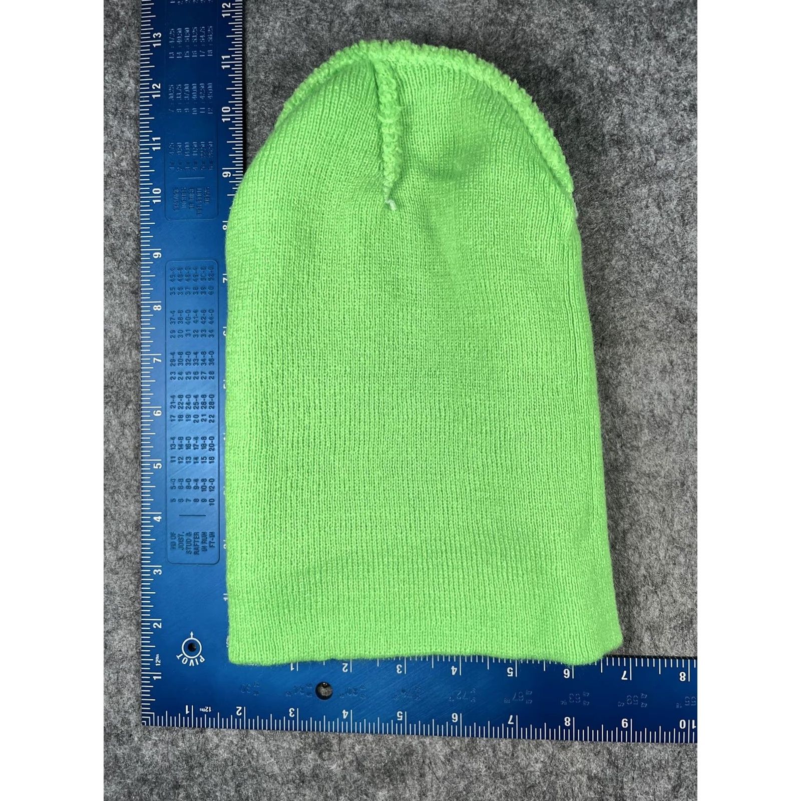 Vintage Green Solid Knit Beanie Womens One Size Winter Warm Casual Hat Size ONE SIZE - 5 Thumbnail