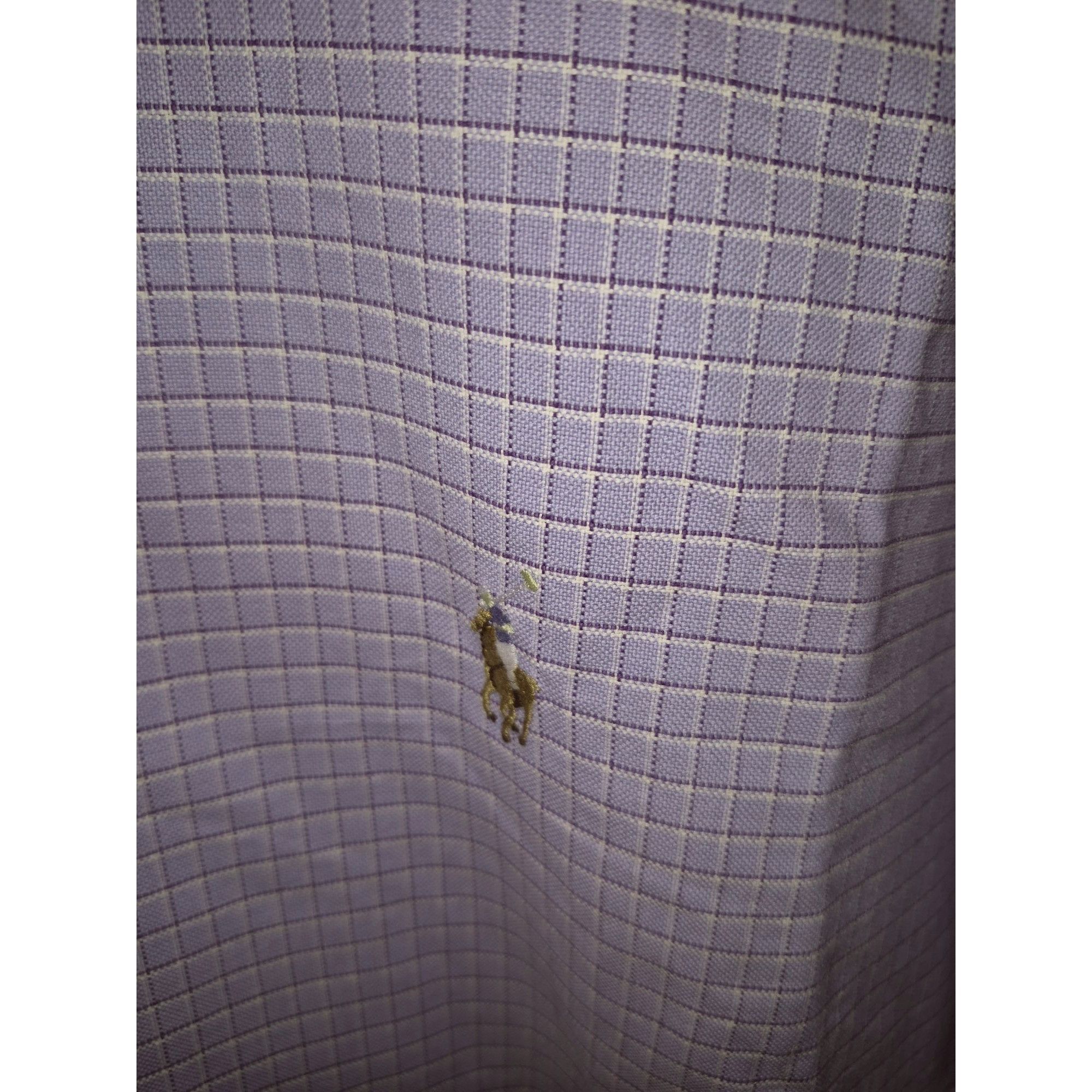 Polo Ralph Lauren Polo Ralph Lauren Mens 16.5 34/35 Sky Blue Checkered Long Sl Size US L / EU 52-54 / 3 - 3 Thumbnail