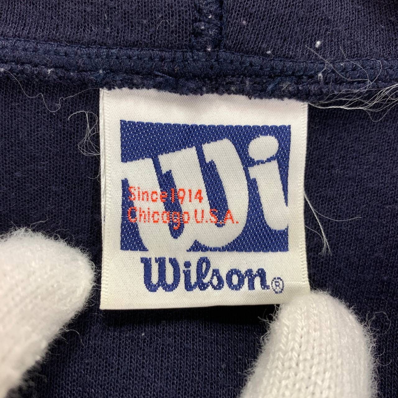 Wilson Vintage WILSON SPORT Zipper Hoodie #0461-12 Size US M / EU 48-50 / 2 - 12 Thumbnail