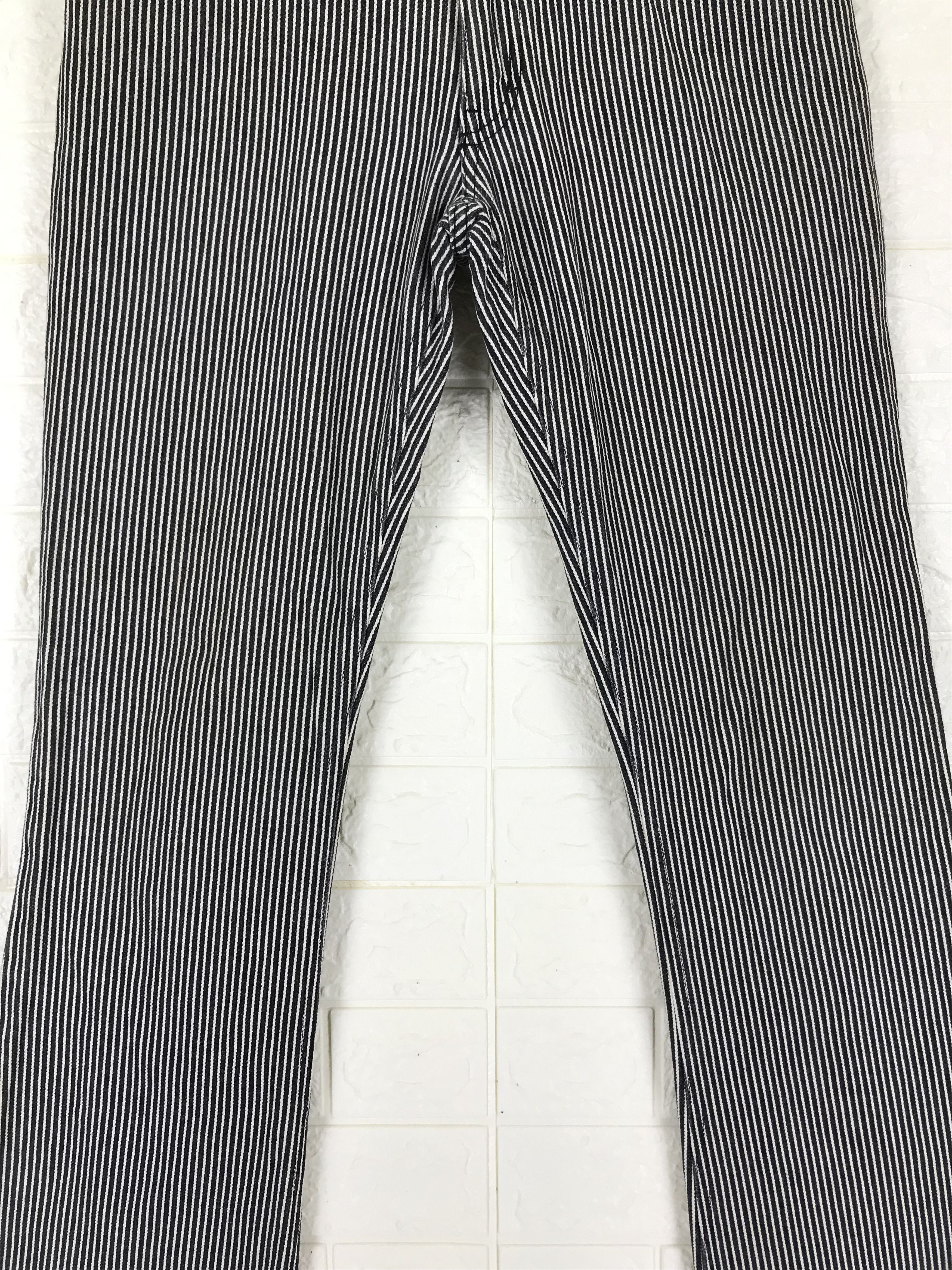 Le Grande Bleu (L.G.B.) Le Grande Bleu (L.G.B.) Hickory Striped Flare Jeans Size US 29 - 3 Thumbnail