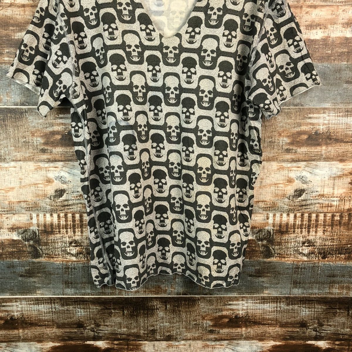 Lucien Pellat-Finet Lucien Pellat Finet full print Skulls White T-Shirt #A2483 Size US L / EU 52-54 / 3 - 3 Thumbnail
