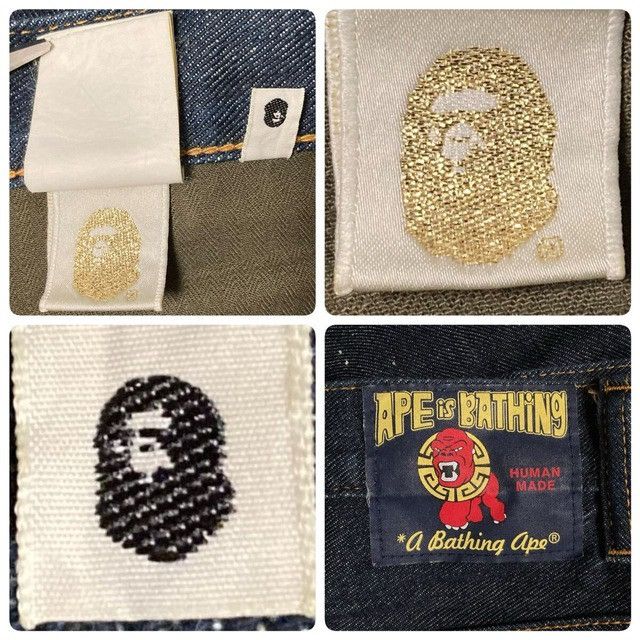 Bape BAPE APE HEAD Painter Denim Pants a bathing ape NIGO ★size L Size US 34 / EU 50 - 10 Thumbnail
