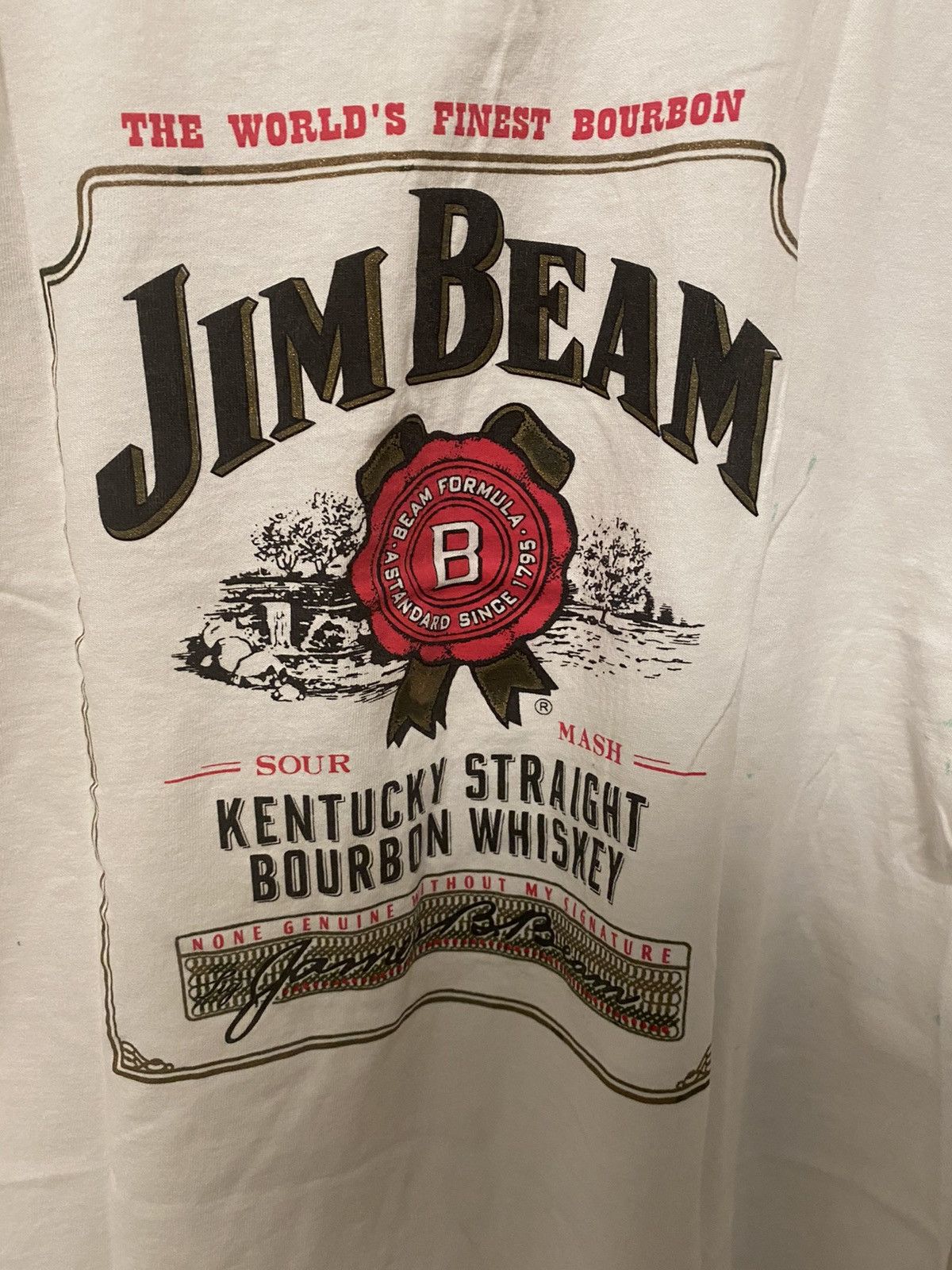 Band Tees × Vintage Jim Bean Tee Size US L / EU 52-54 / 3 - 2 Thumbnail