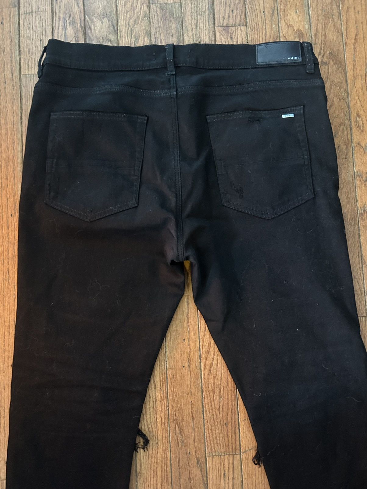 Amiri Amiri Black MX1 Distressed Skinny Jeans Size - 38 Size US 38 / EU 54 - 9 Thumbnail