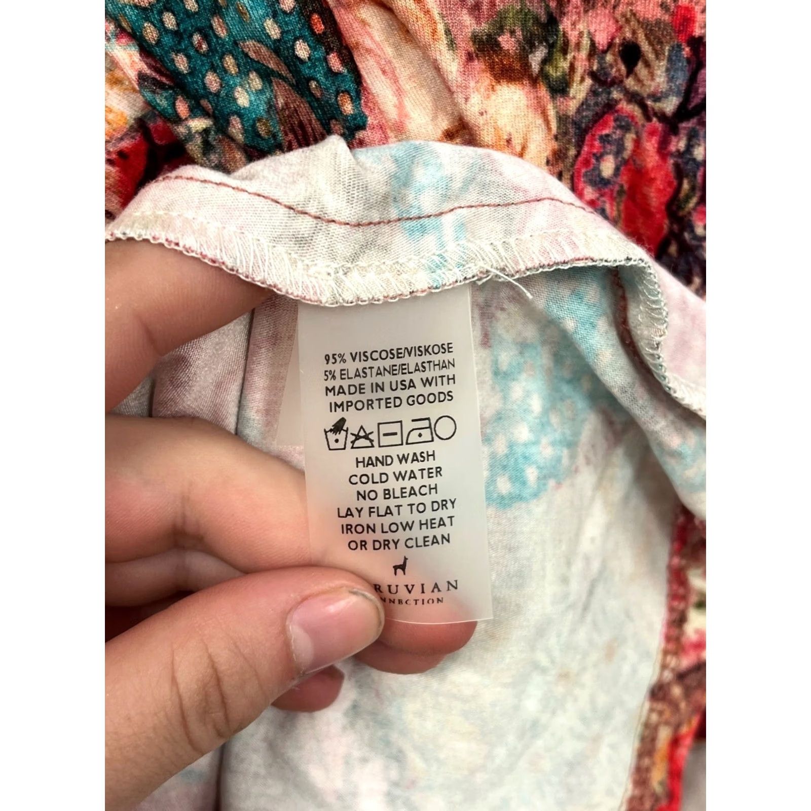 Pinko NWT Peruvian Connection Florissima Skirt XS Red Pink Floral Patchwork Maxi Women’s Size XS Size 26" / US 2 / IT 38 - 6 Thumbnail