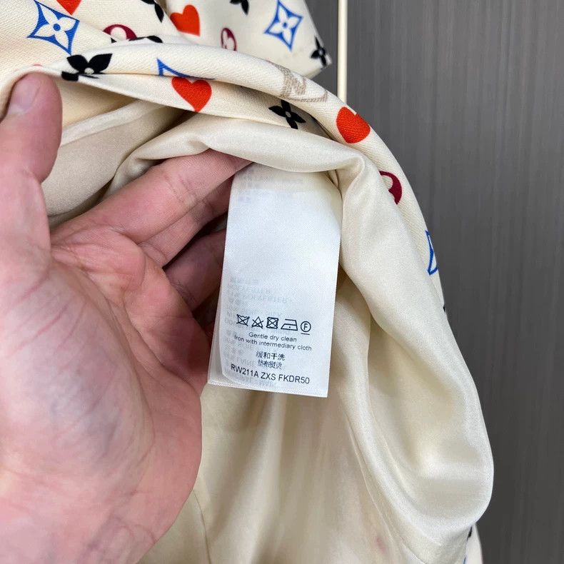 Louis Vuitton LOUIS VUITTON Full-print wool dress with presbyopia dress 2 Size XS / US 0-2 / IT 36-38 - 6 Thumbnail