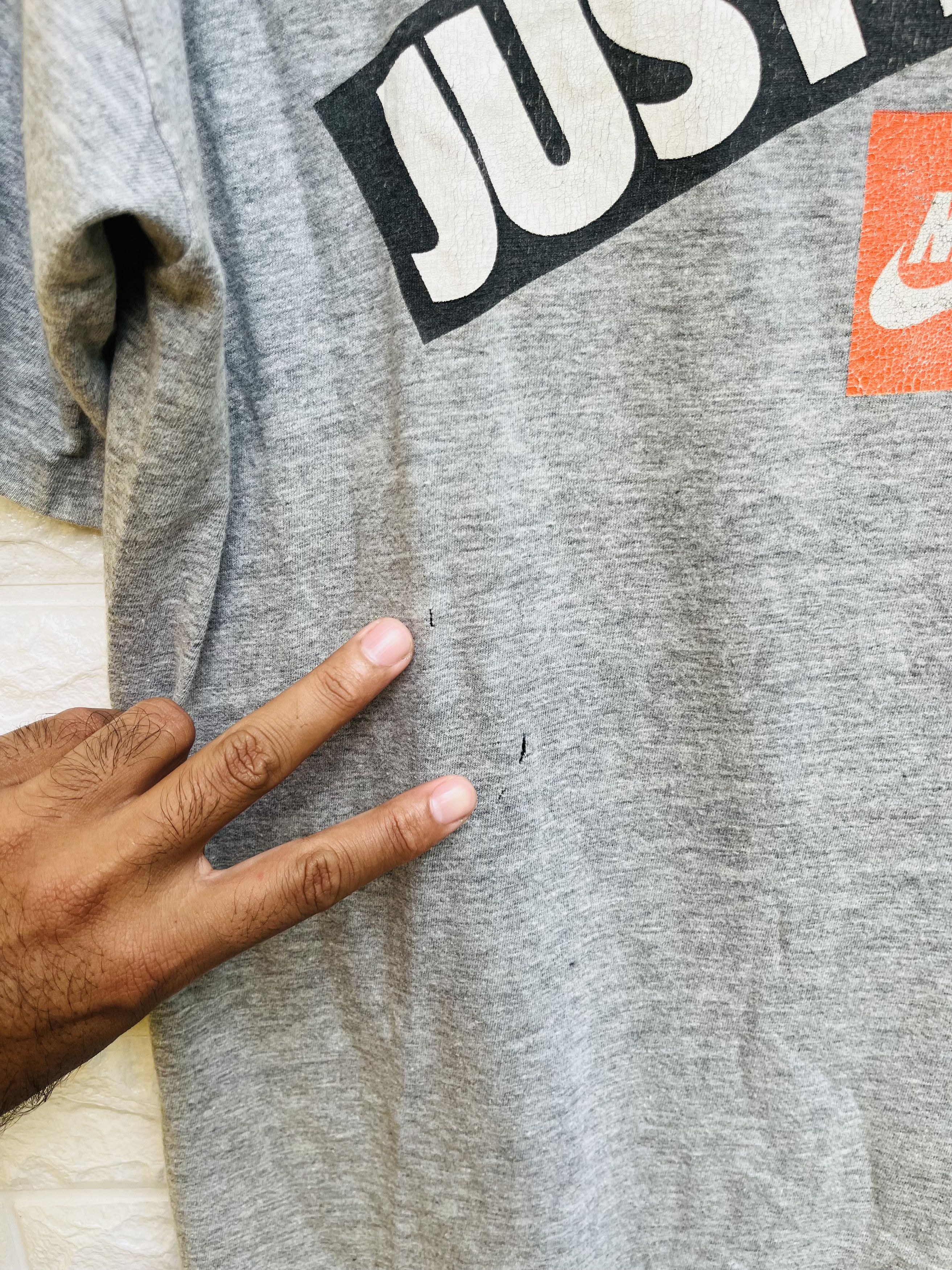 Japanese Brand × Nike × Vintage Vintage 80s Nike Just Do It Designer Fashion Style Size US XL / EU 56 / 4 - 9 Thumbnail