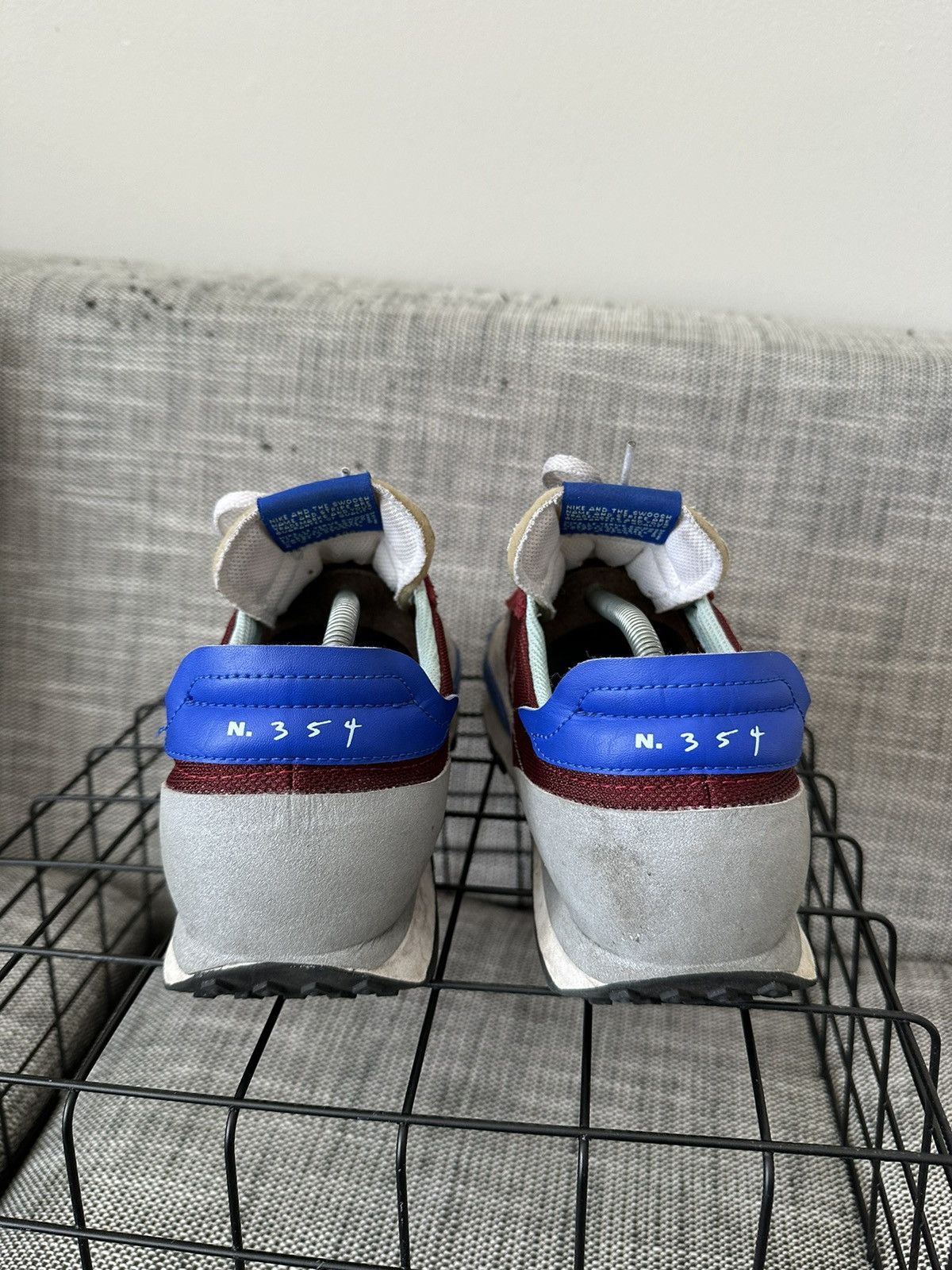 Nike N.354 Daybreak Type Burgundy Royal Size US 9.5 / EU 42-43 - 5 Thumbnail