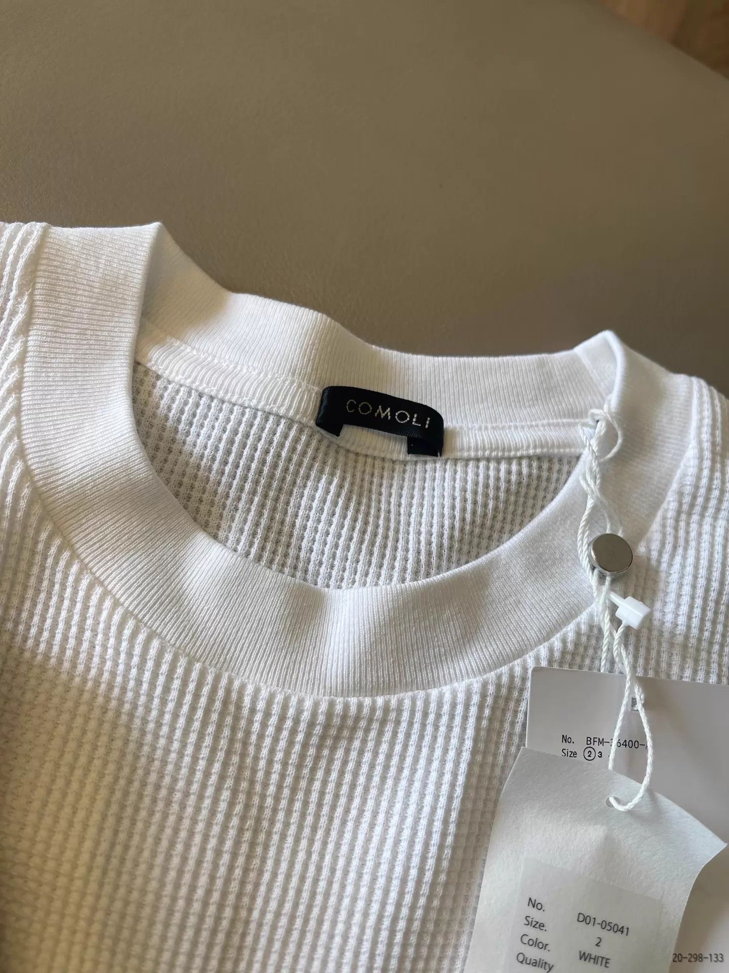 Complex COMOLI Cotton Waffle L/S Black/White Size US L / EU 52-54 / 3 - 8 Thumbnail